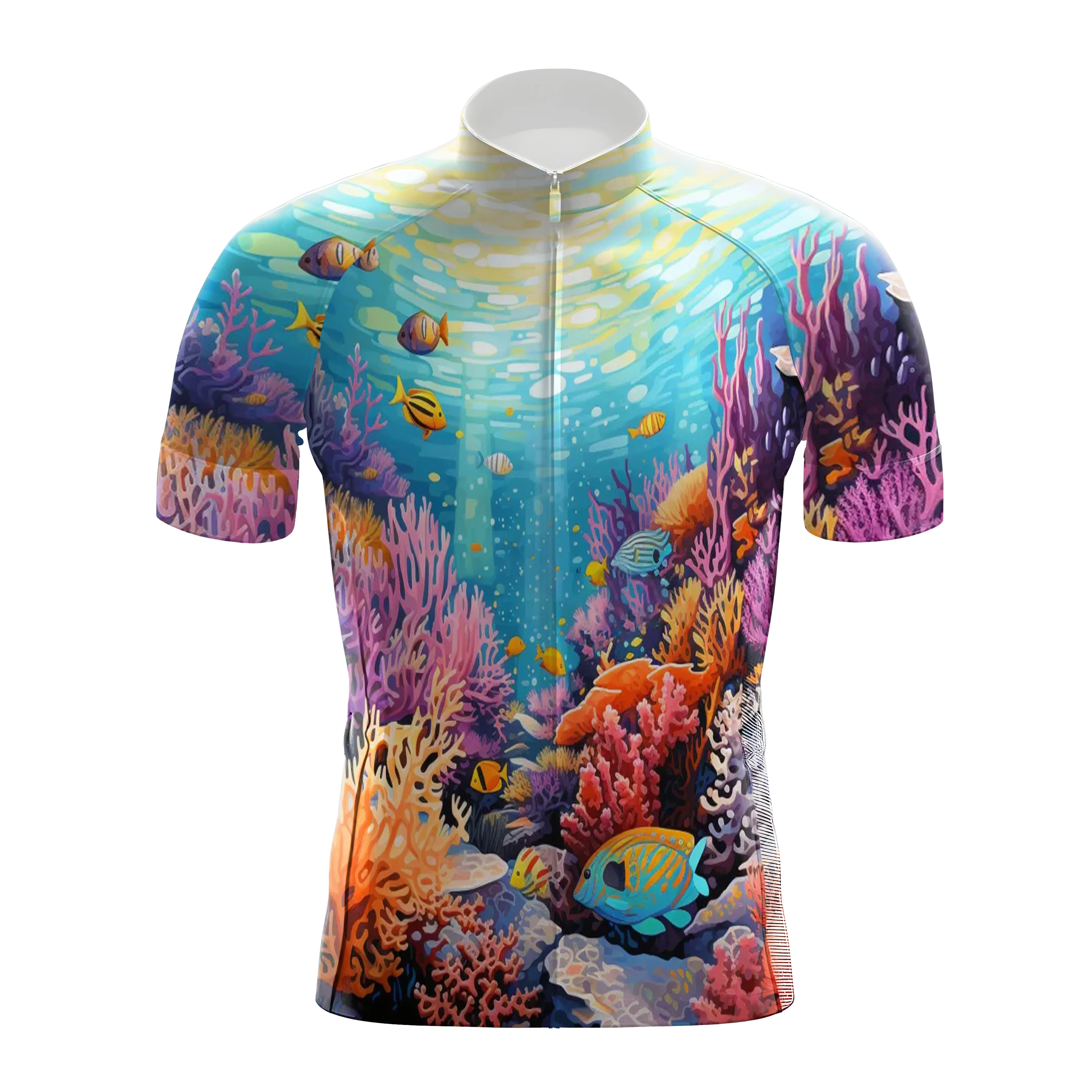 Colorful Corals Men's Cycling Kit - Image 3