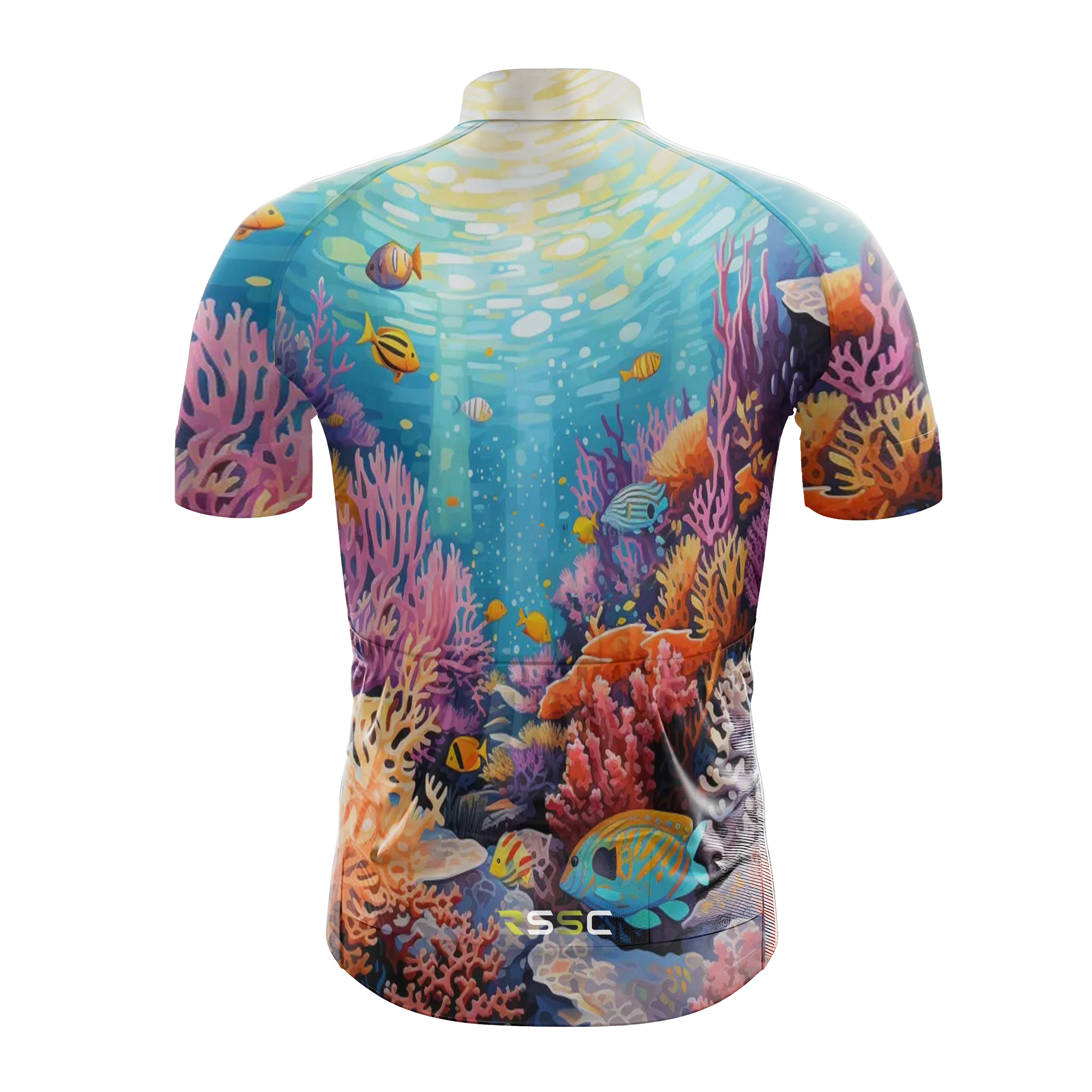 Colorful Corals Men's Cycling Kit - Image 4