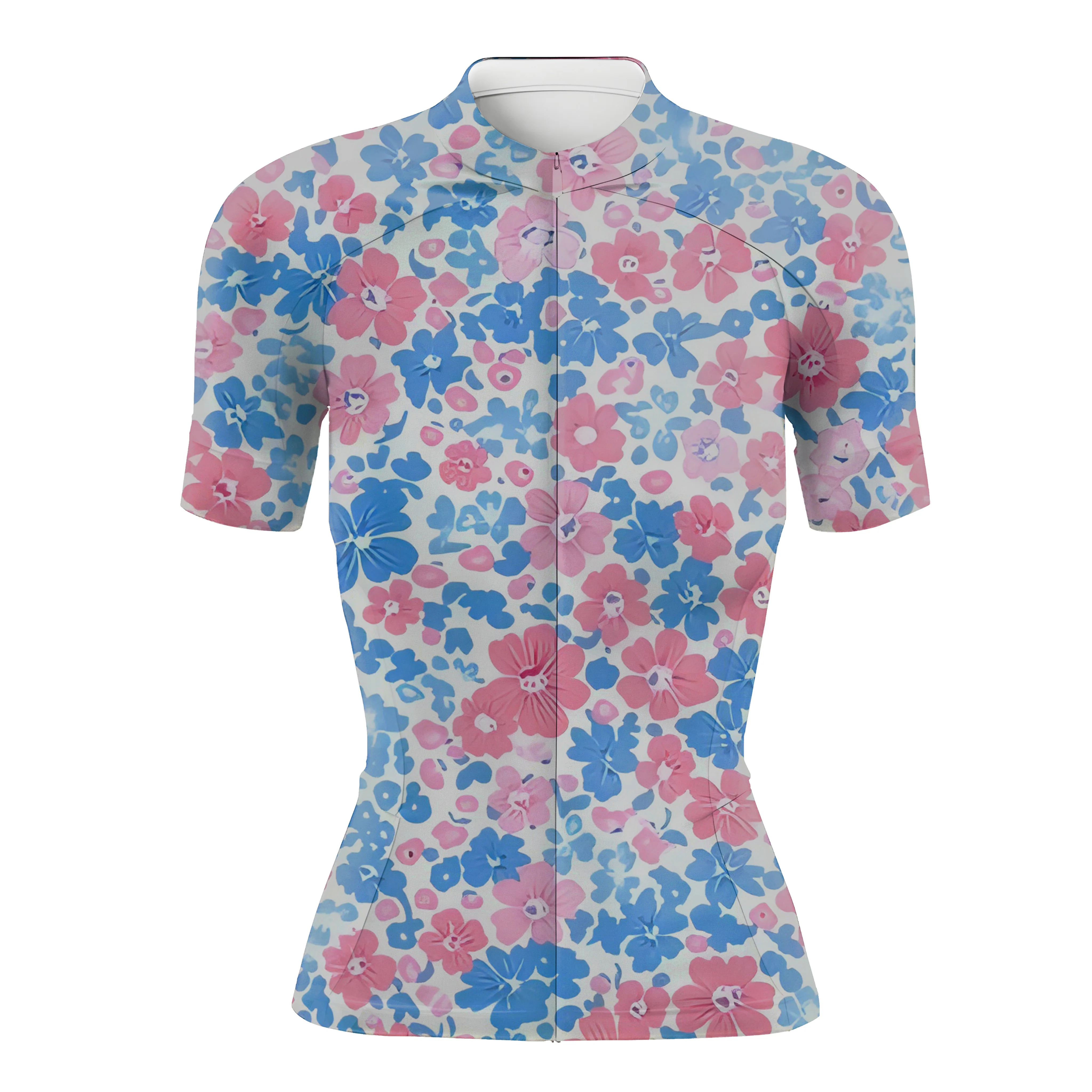 Colorful Flowers Women's Short Sleeve Cycling Kit - Image 3