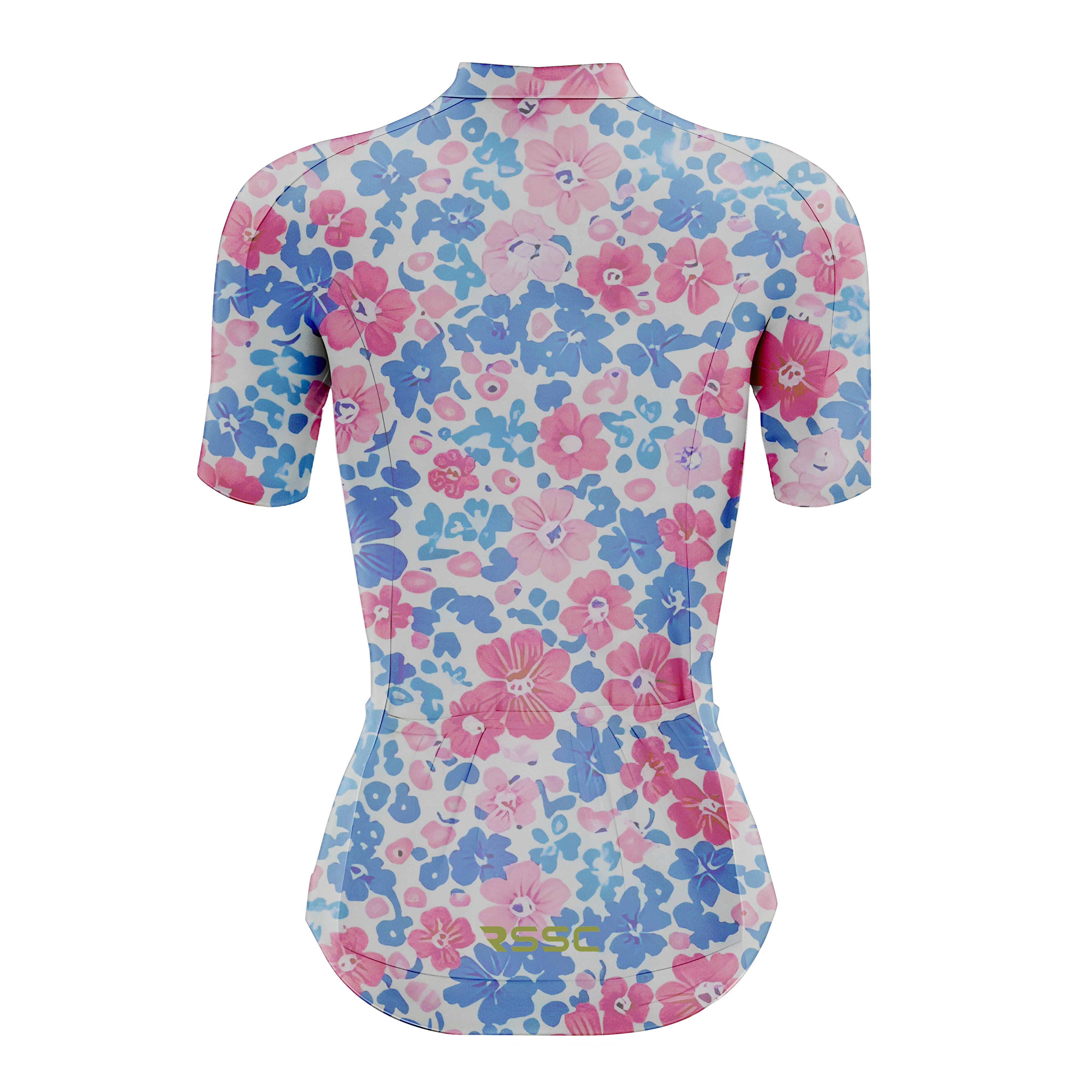 Colorful Flowers Women's Short Sleeve Cycling Kit - Image 4