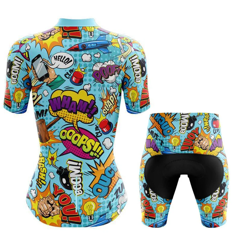 Comic Association Women's Short Sleeve Cycling Kit - Image 2