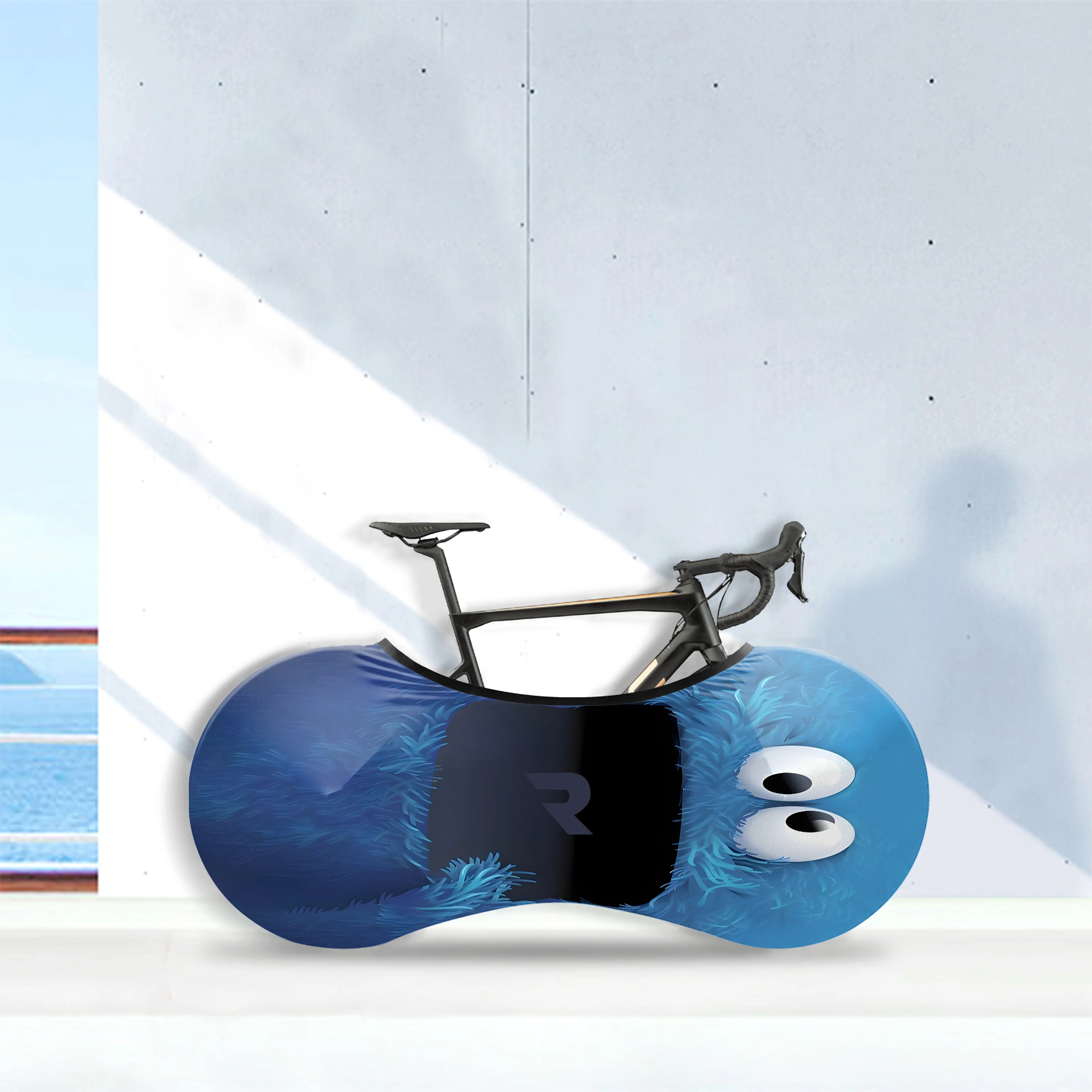 Cookie Monster Bicycle Wheels Cover - Image 2