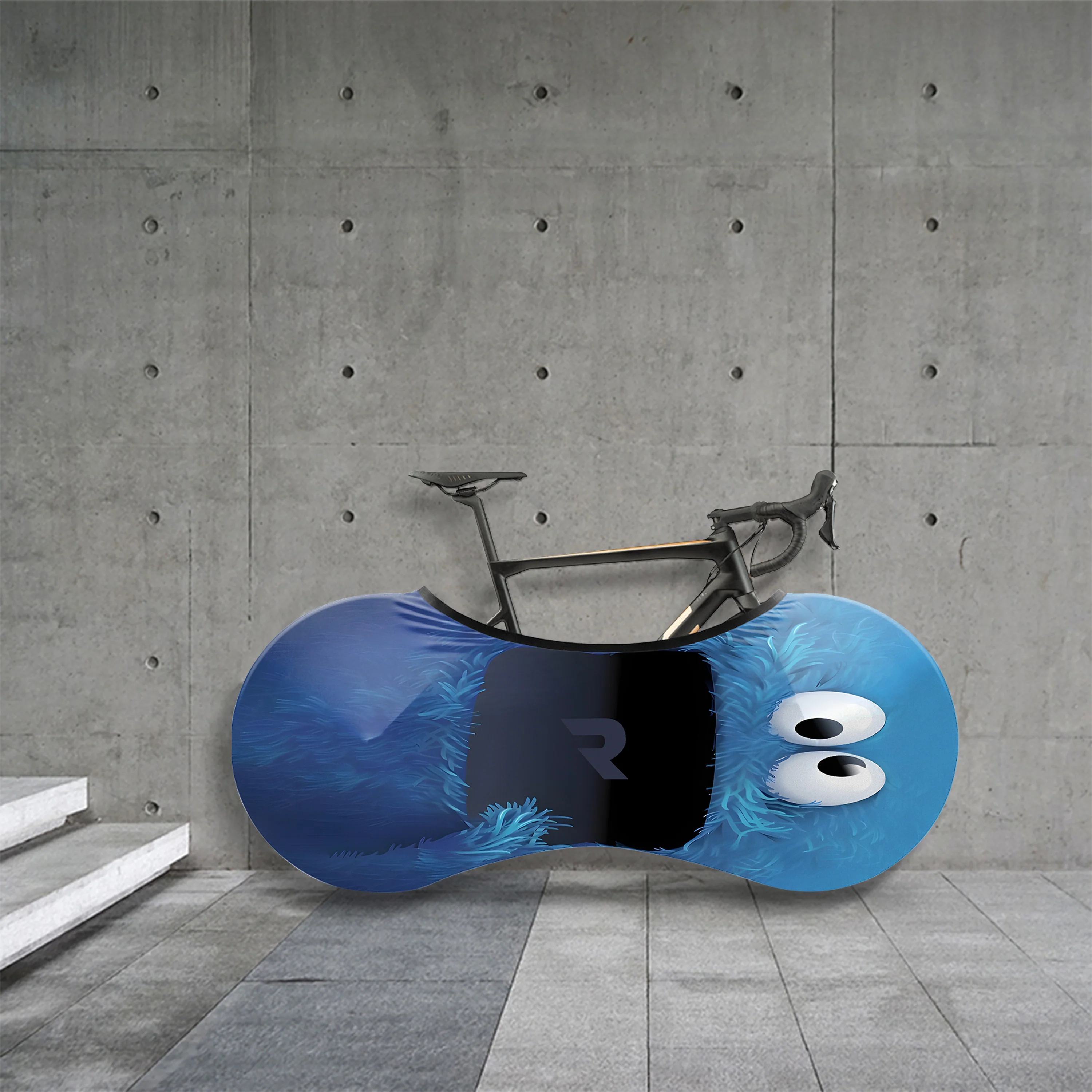 Cookie Monster Bicycle Wheels Cover - Image 3