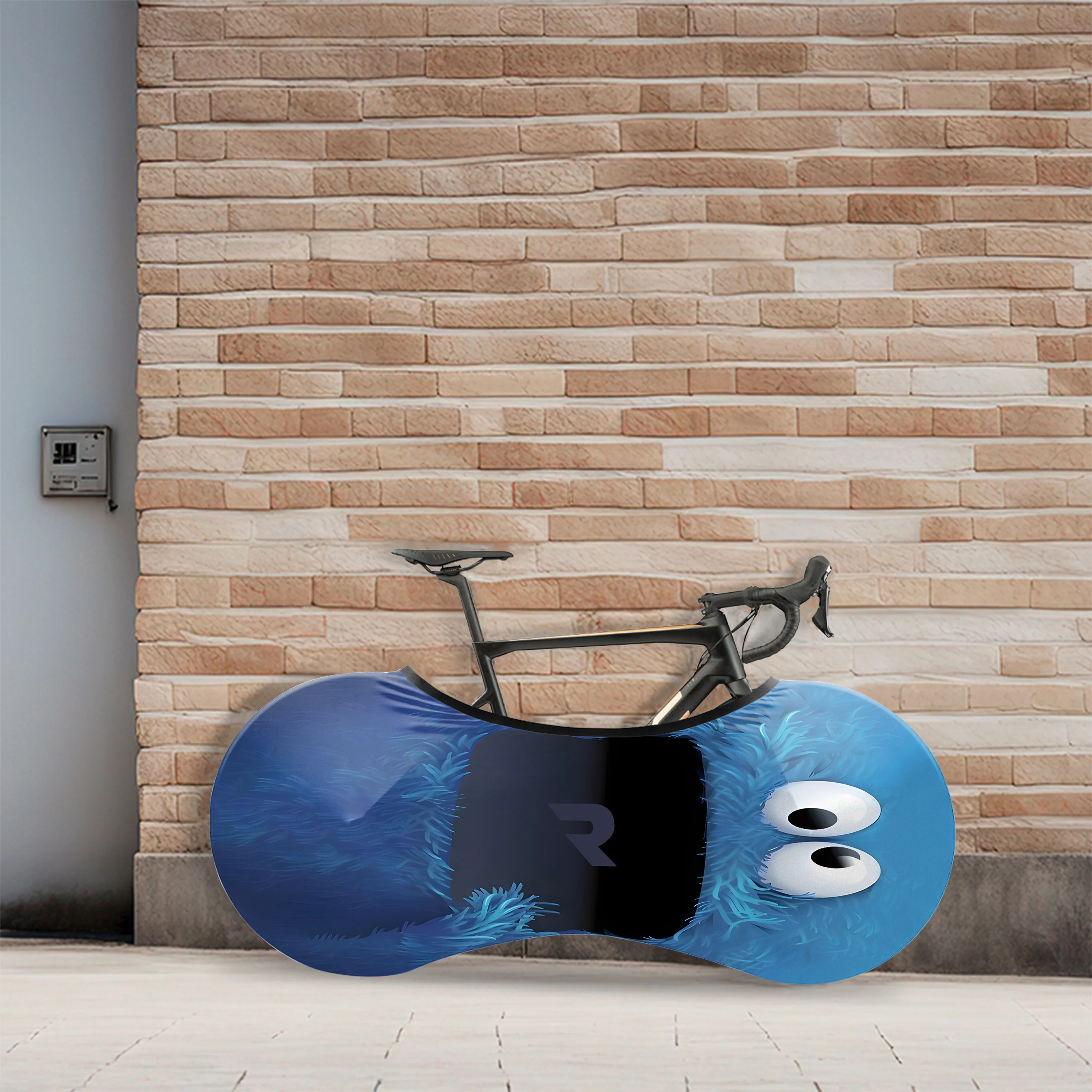 Cookie Monster Bicycle Wheels Cover - Image 4