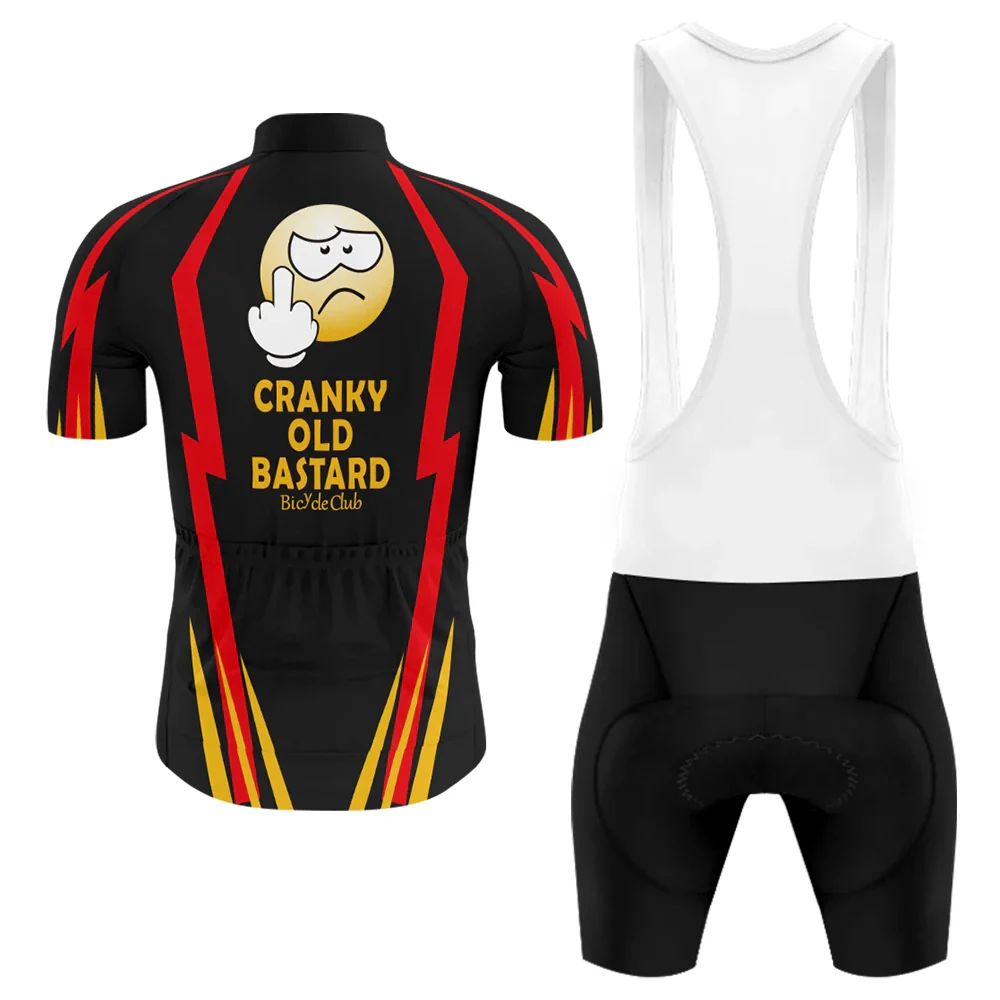 Cranky Old Bastard Men's Short Sleeve Cycling Kit - Image 2