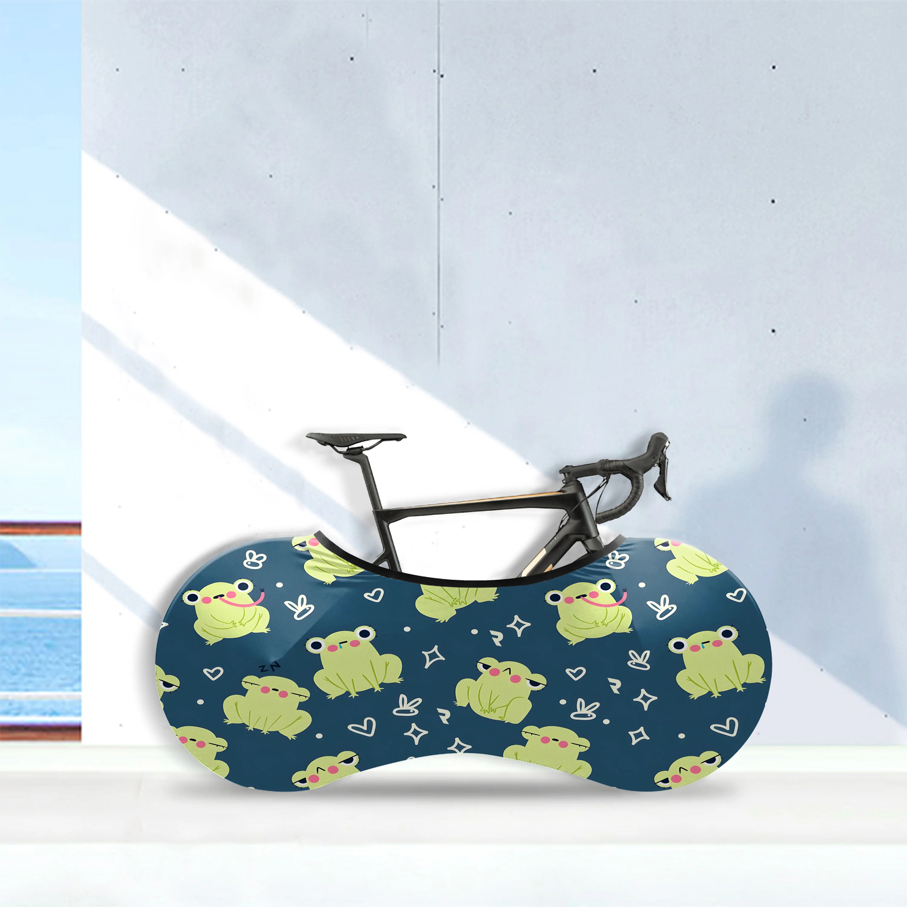Cute Frog Pet Bicycle Wheels Cover - Image 2