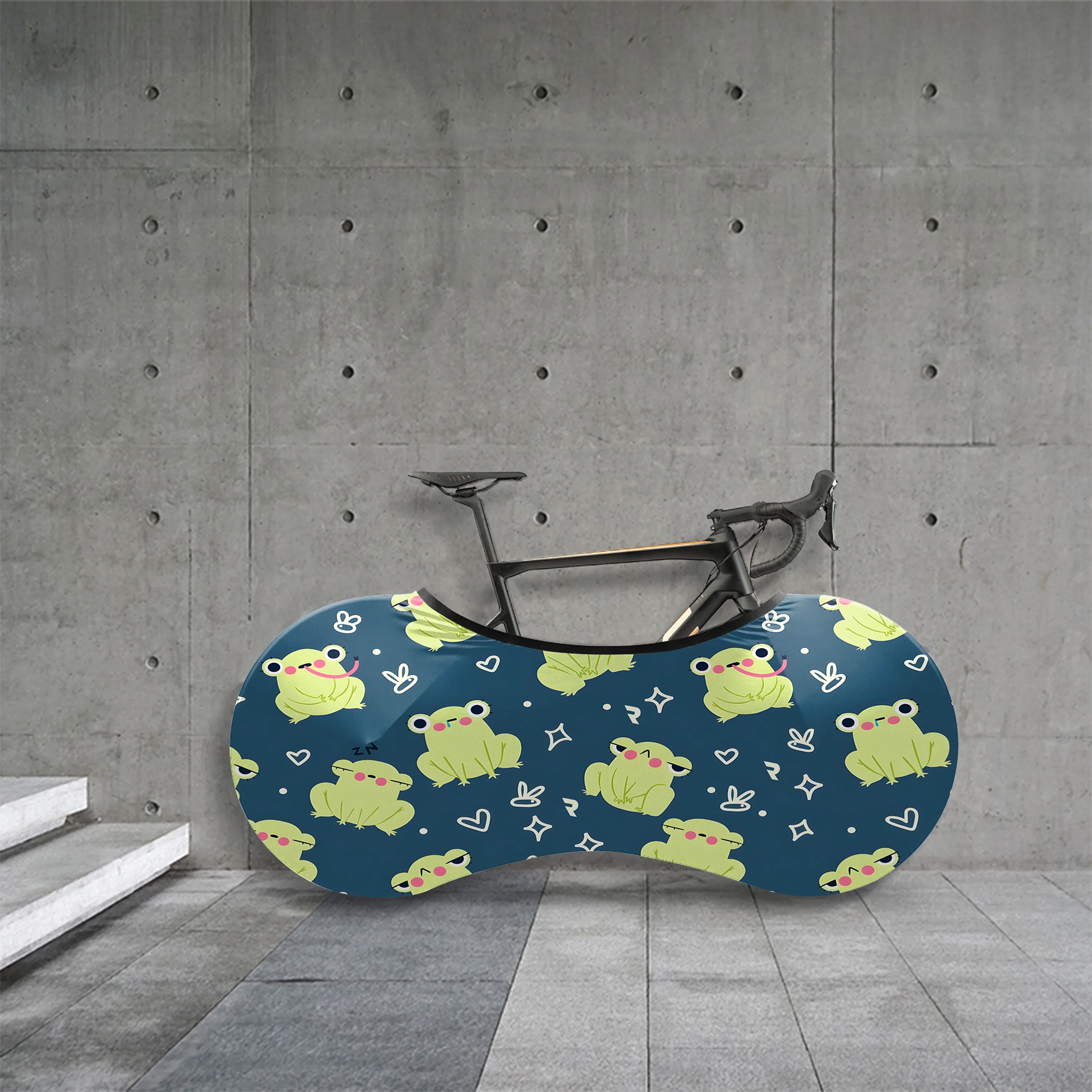 Cute Frog Pet Bicycle Wheels Cover - Image 3