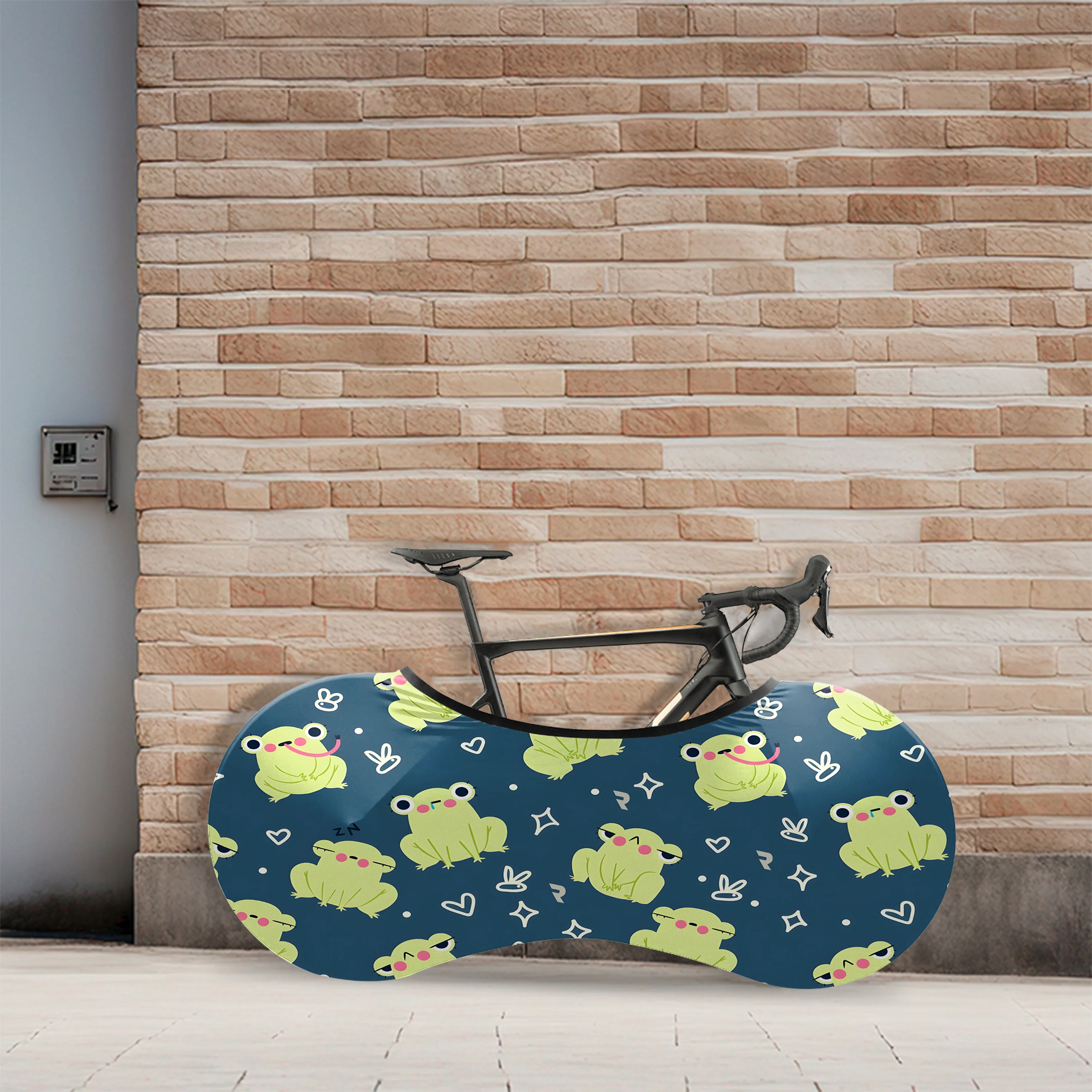 Cute Frog Pet Bicycle Wheels Cover - Image 4