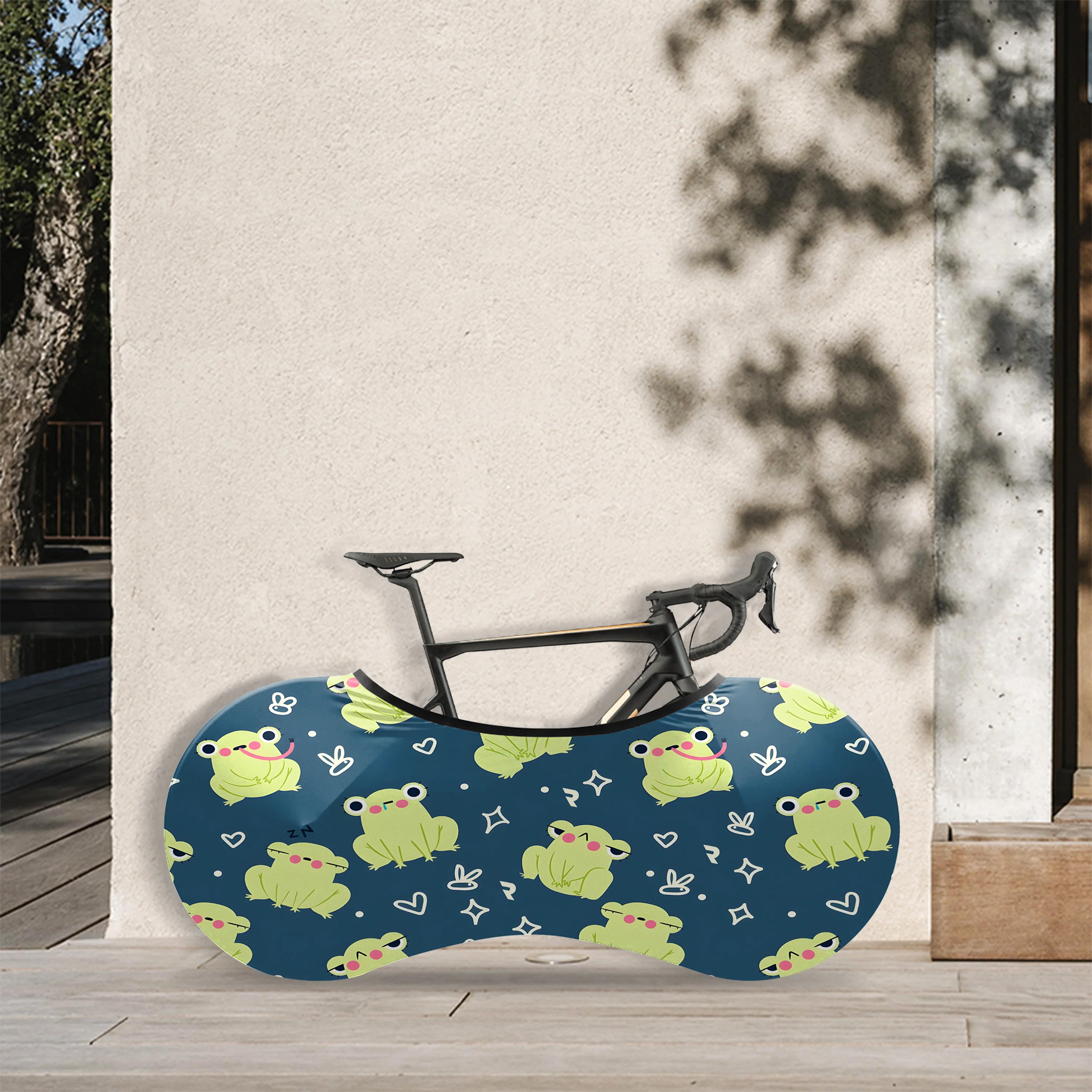 Cute Frog Pet Bicycle Wheels Cover - Image 5