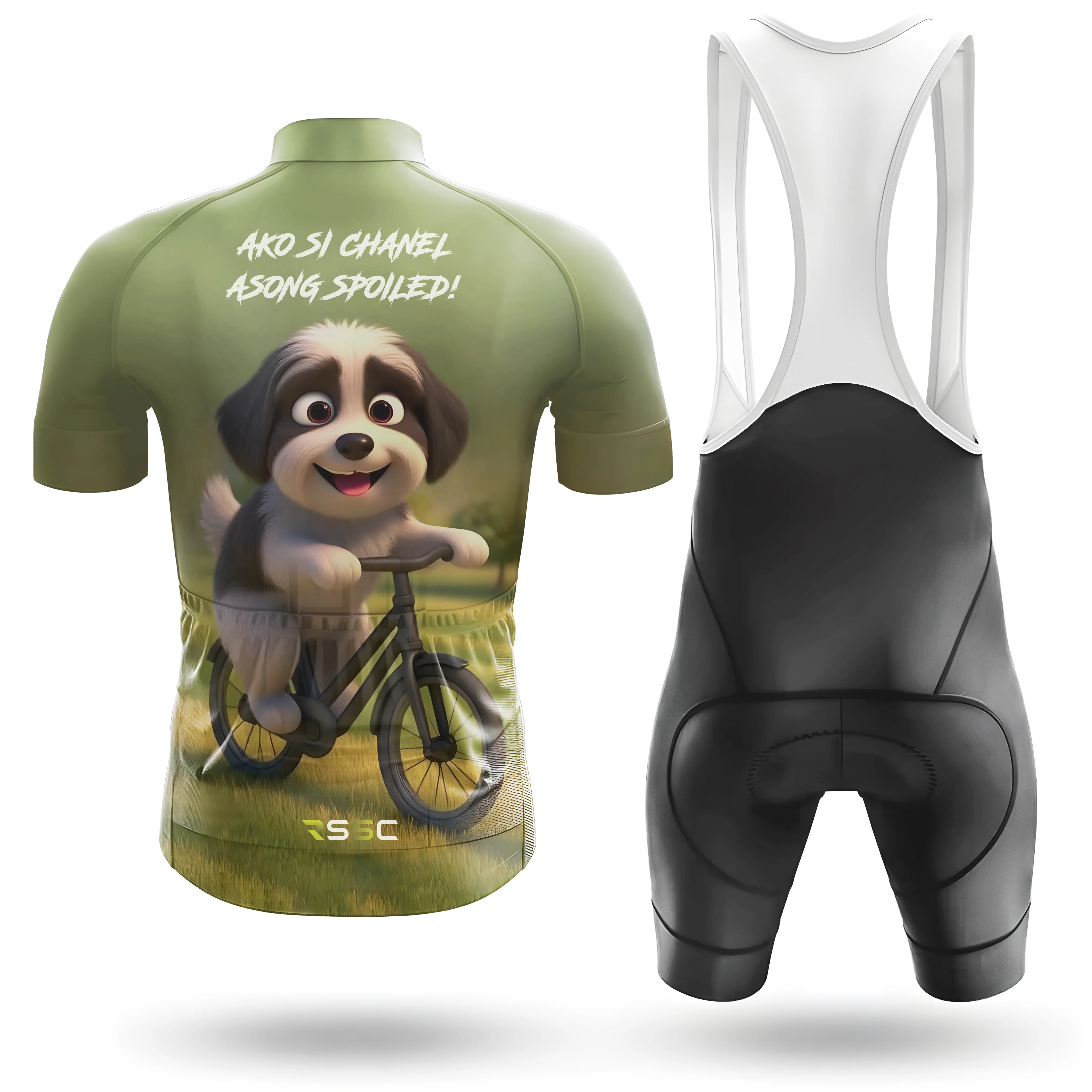 Cute Puppy Men's Cycling Kit - Image 2