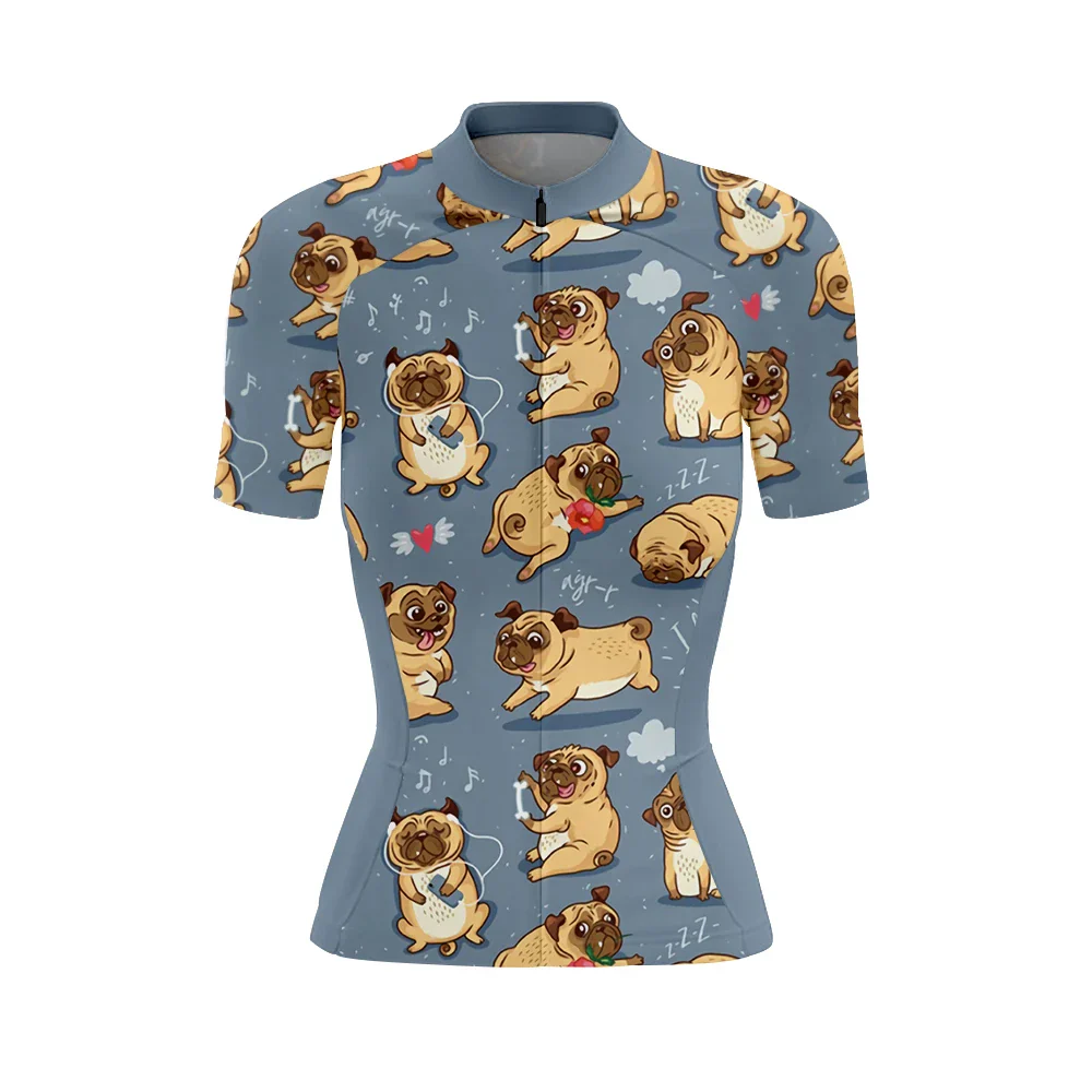 Cutest Pugs Women's Cycling Kit - Image 3