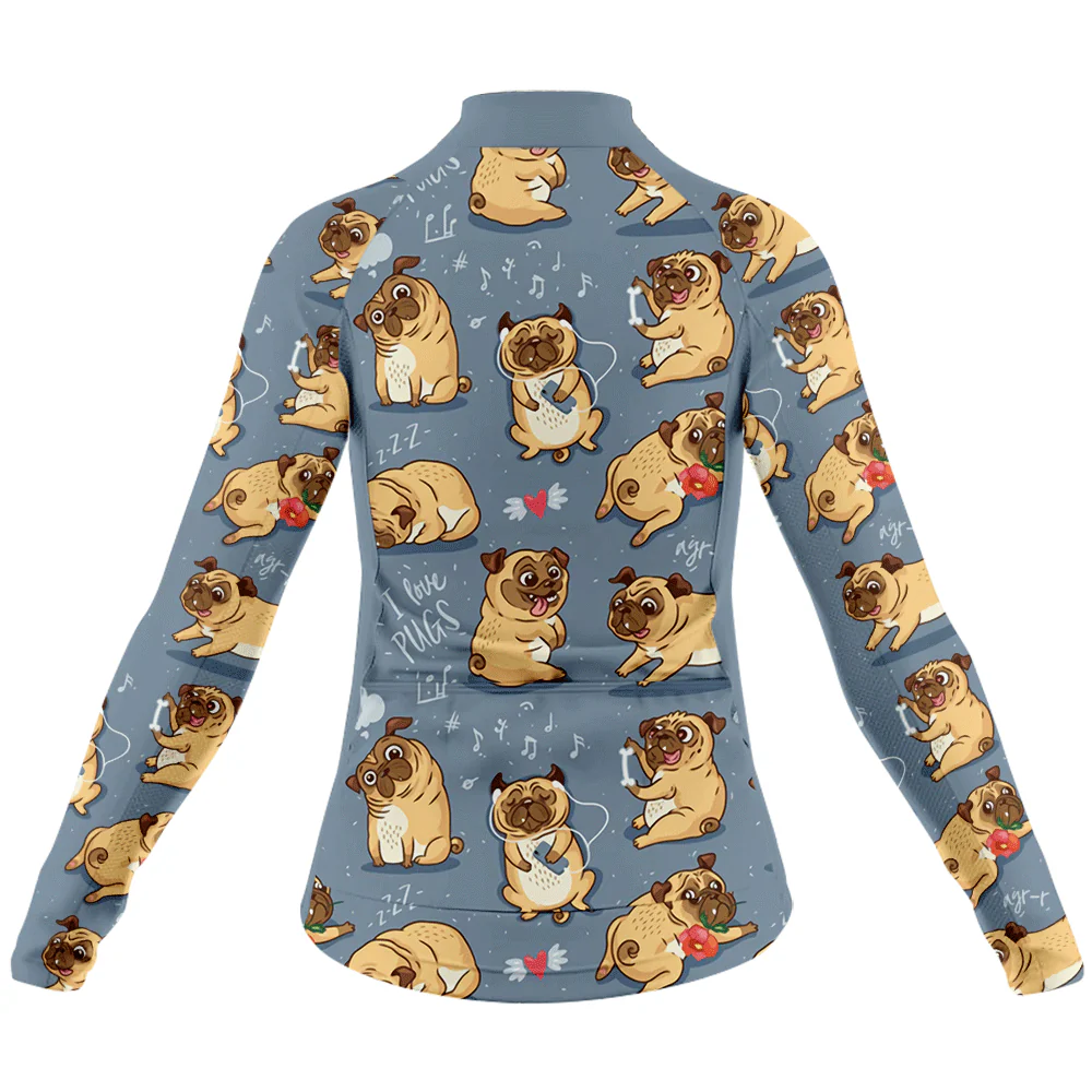 Cutest Pugs Women's Cycling Kit - Image 6