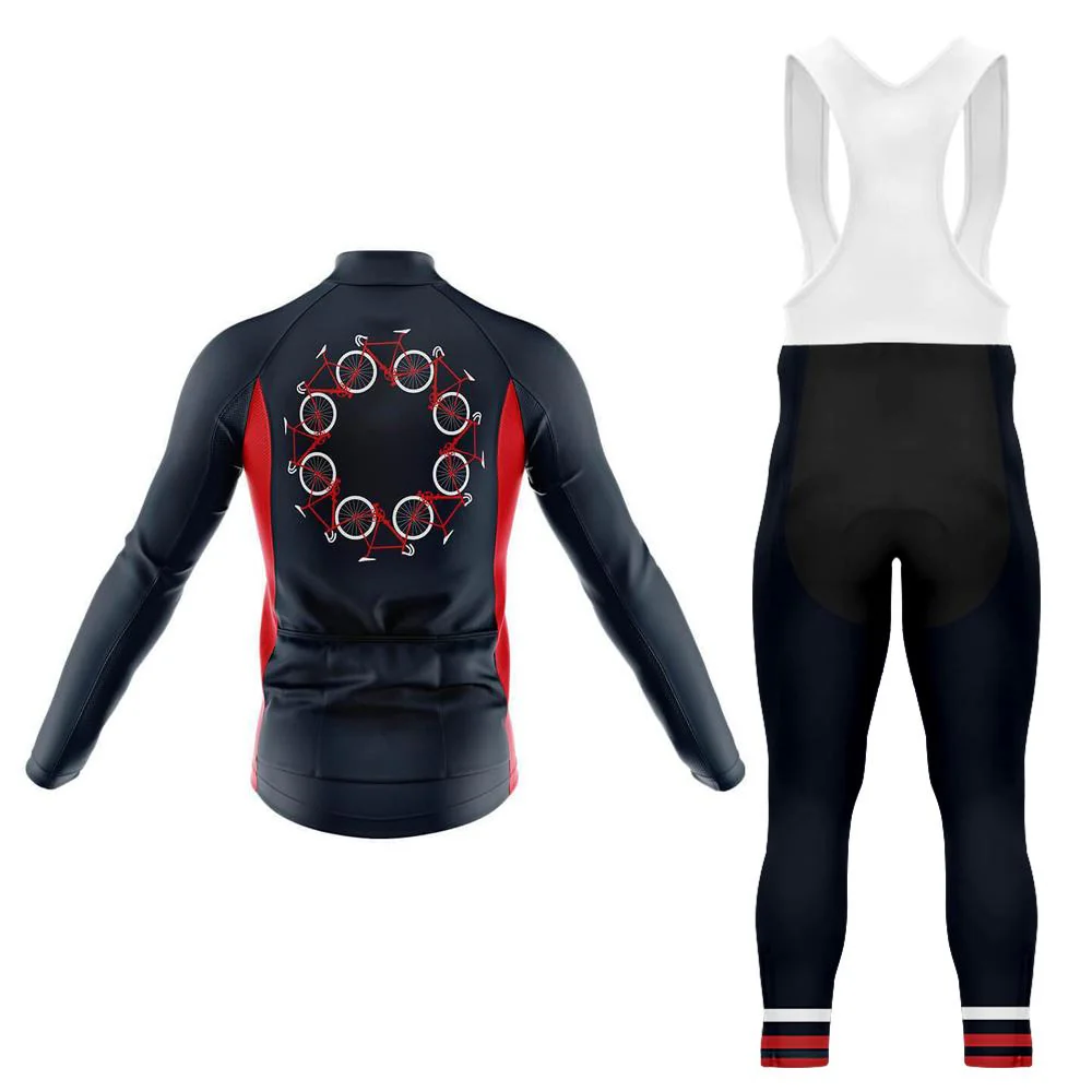 Cycling Cycle Men's Long Sleeve Cycling Kit - Image 2
