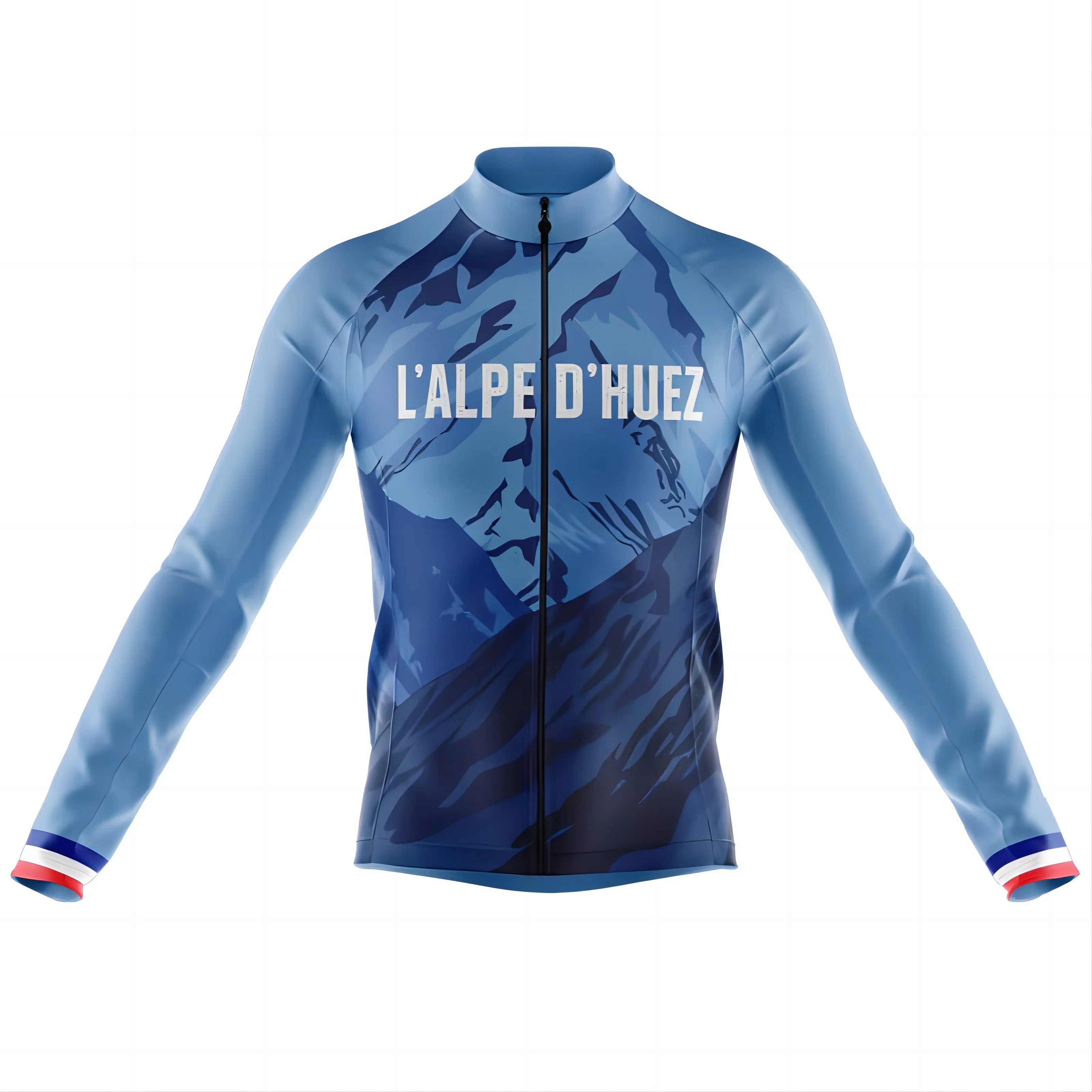 L'Alpe D'Huez Club Men's Long Sleeve Cycling Jersey