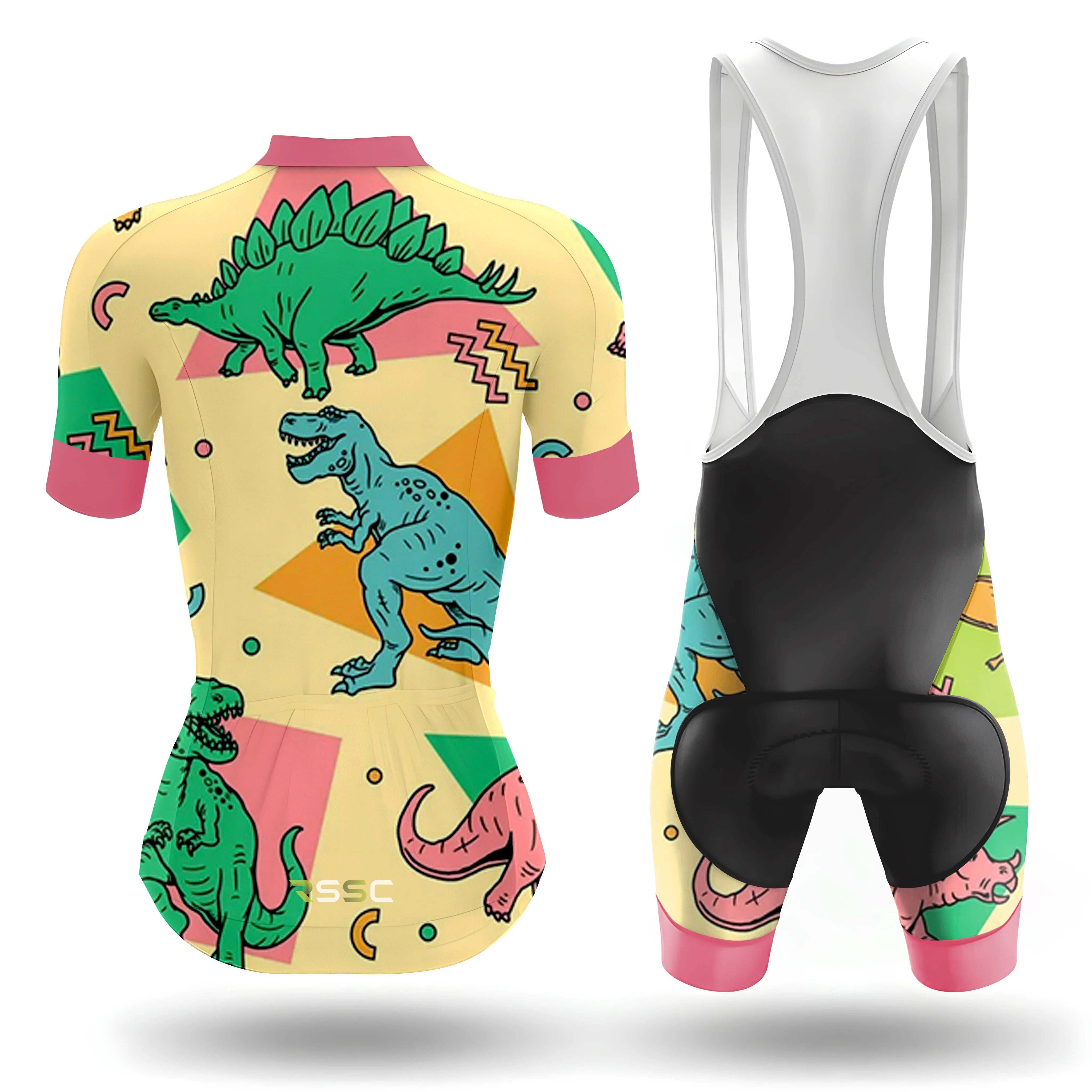 Dinosaur Women's Short Sleeve Cycling Kit - Image 2