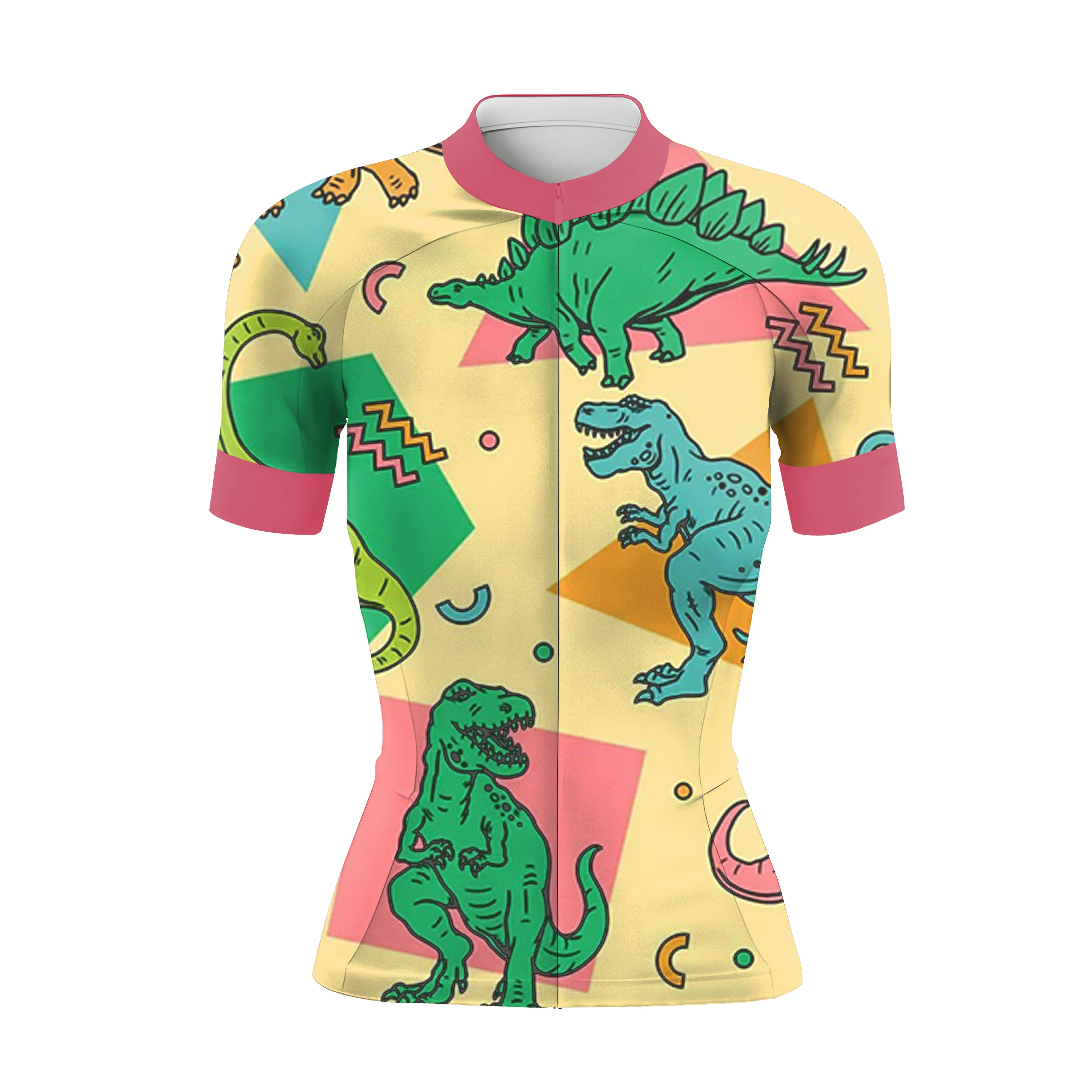 Dinosaur Women's Short Sleeve Cycling Kit - Image 3