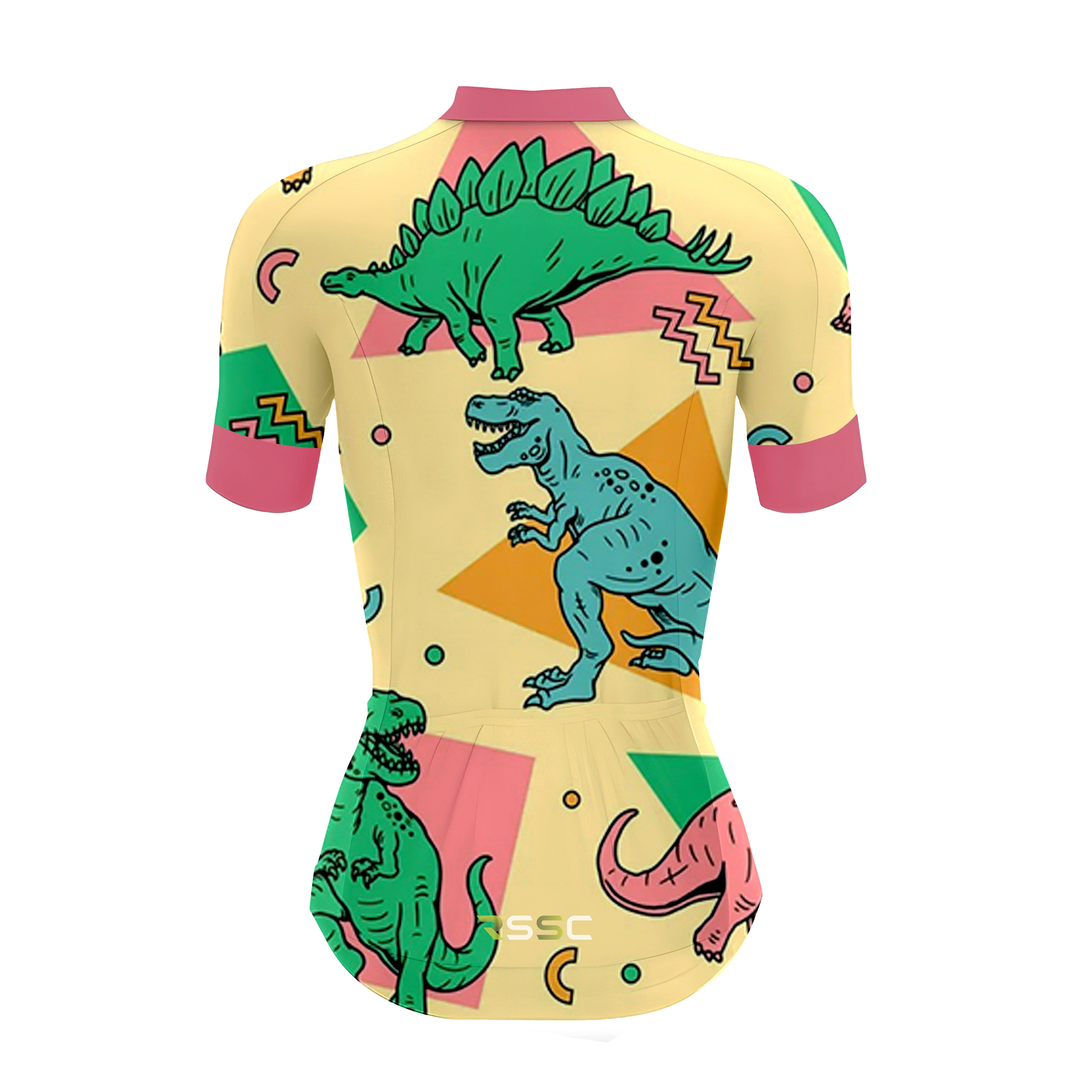 Dinosaur Women's Short Sleeve Cycling Kit - Image 4