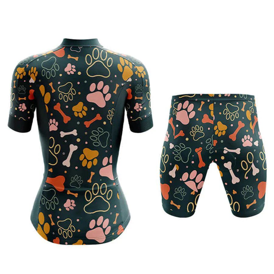 Dog Lover Women's Short Sleeve Cycling Kit - Image 2