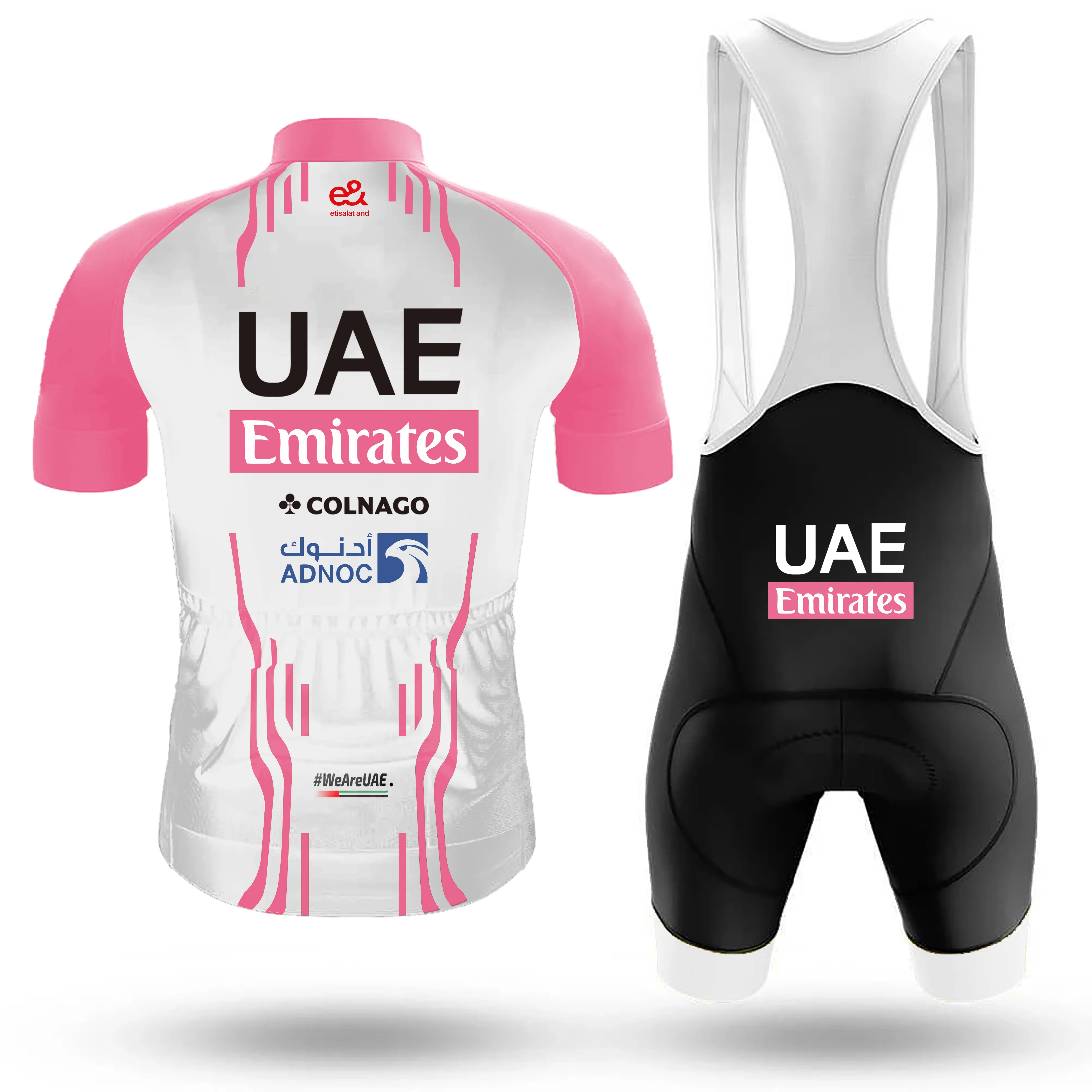 Emirates Fleet Pink Men's Cycling Kit - Image 2
