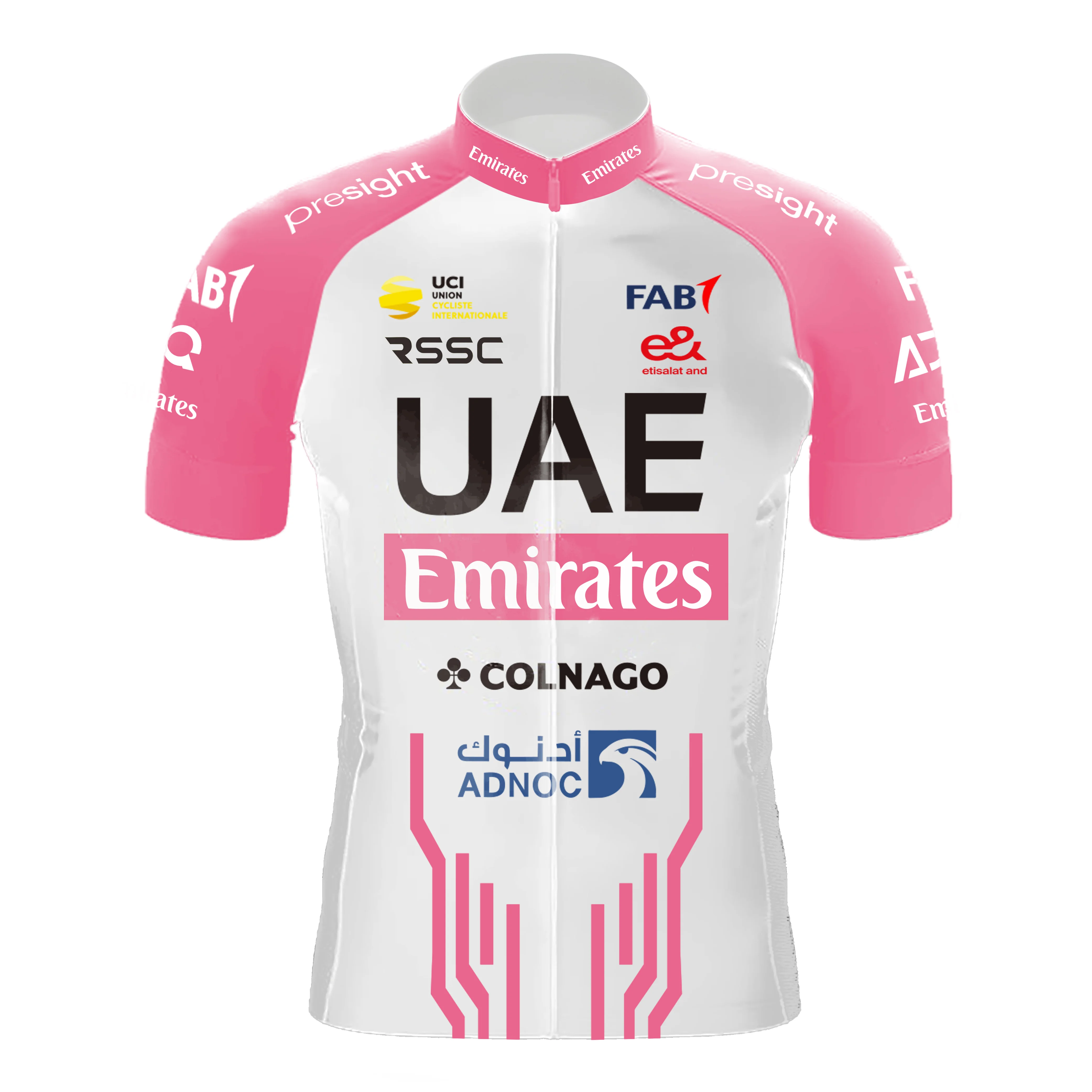Emirates Fleet Pink Men's Cycling Kit - Image 3
