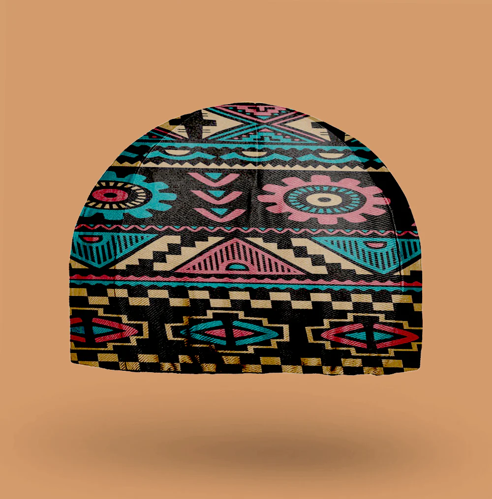 Ethnic Patterns Cycling Cap - Image 3
