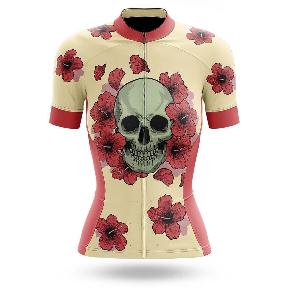 Flower Skull Women's Short Sleeve Cycling Kit - Image 3