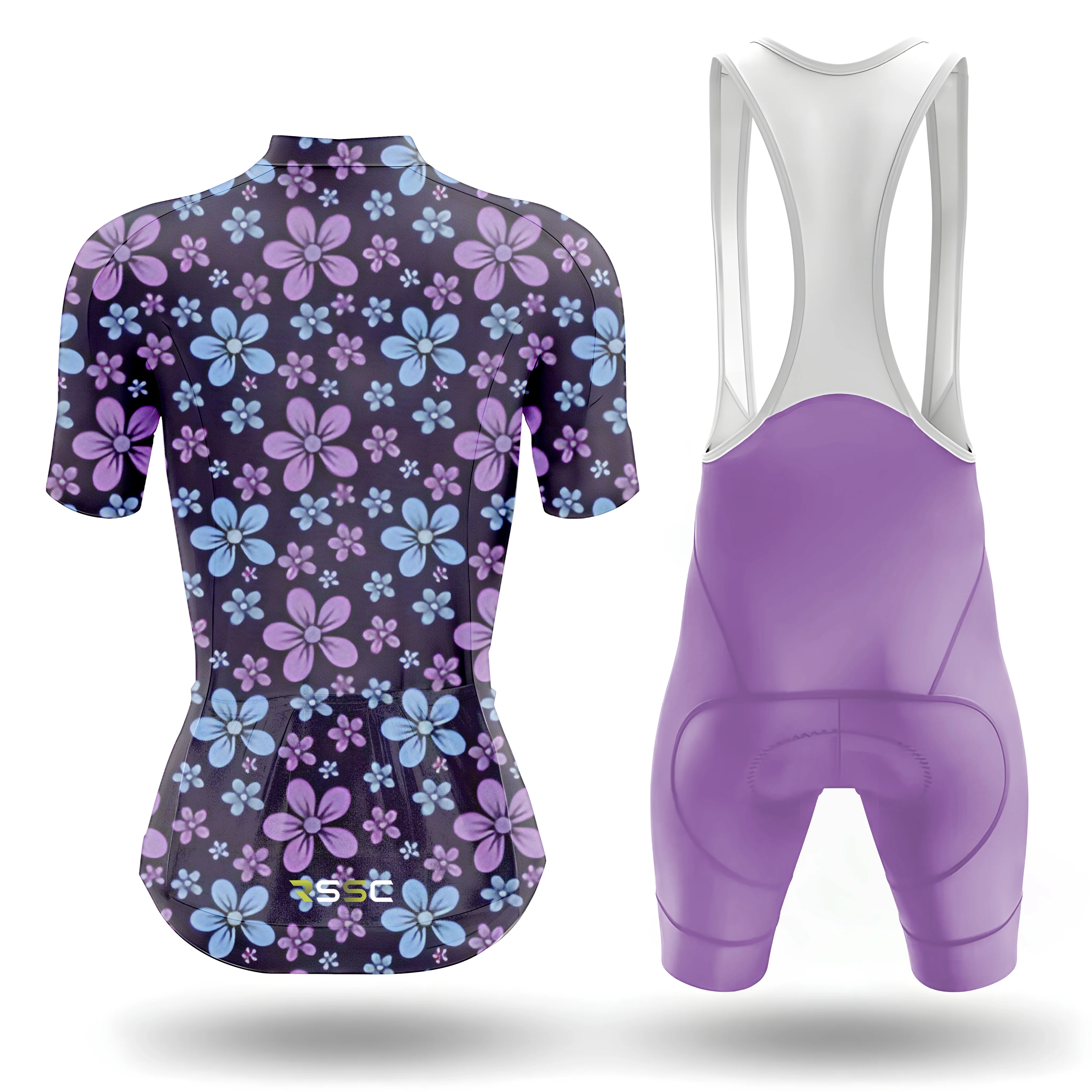 Flower Women's Short Sleeve Cycling Kit - Image 2