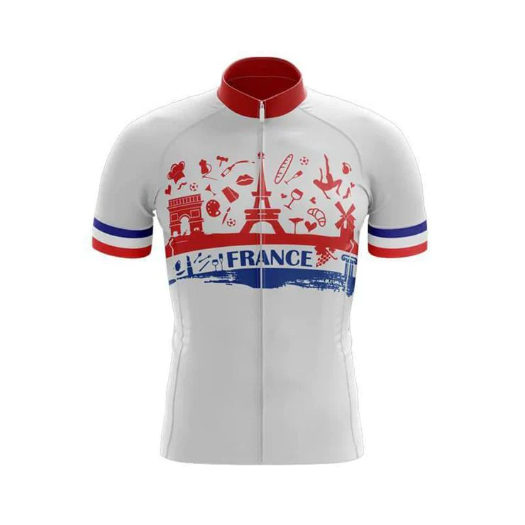 France Men's Short Sleeve Cycling Kit - Image 3
