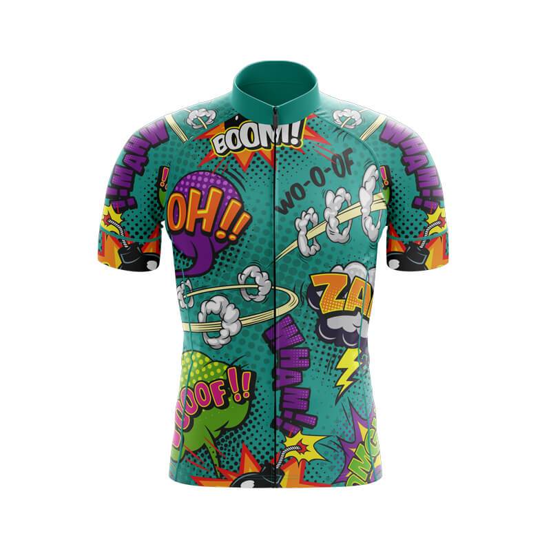 Funny Comic Men's Short Sleeve Cycling Kit - Image 3