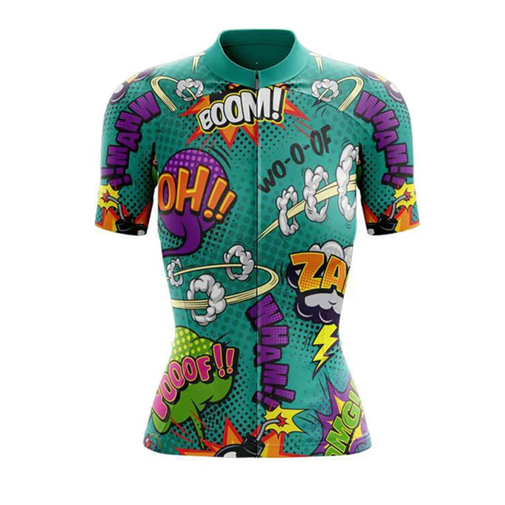 Funny Comic Women's Short Sleeve Cycling Kit - Image 3