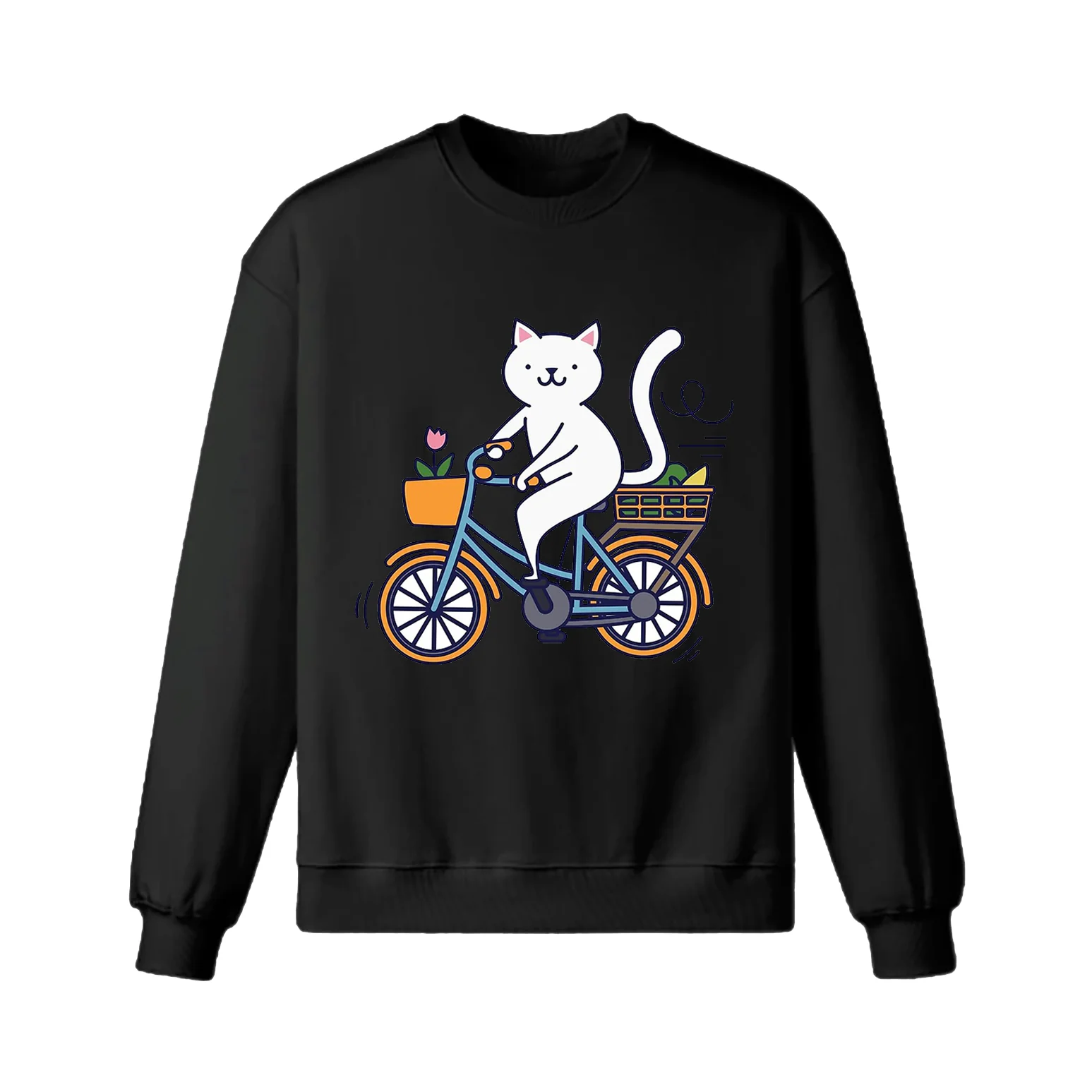 Go Green Ride A Bike Sweatshirt - Image 10