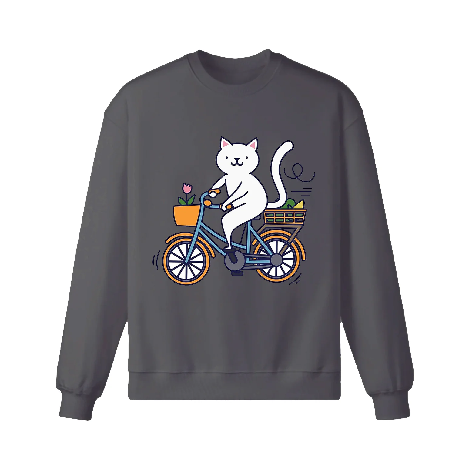 Go Green Ride A Bike Sweatshirt - Image 4