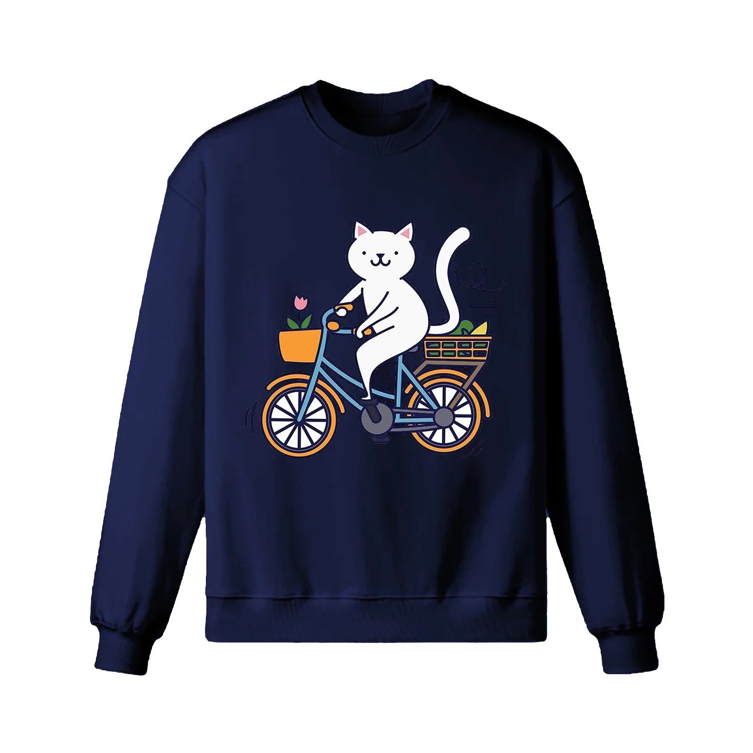 Go Green Ride A Bike Sweatshirt - Image 6