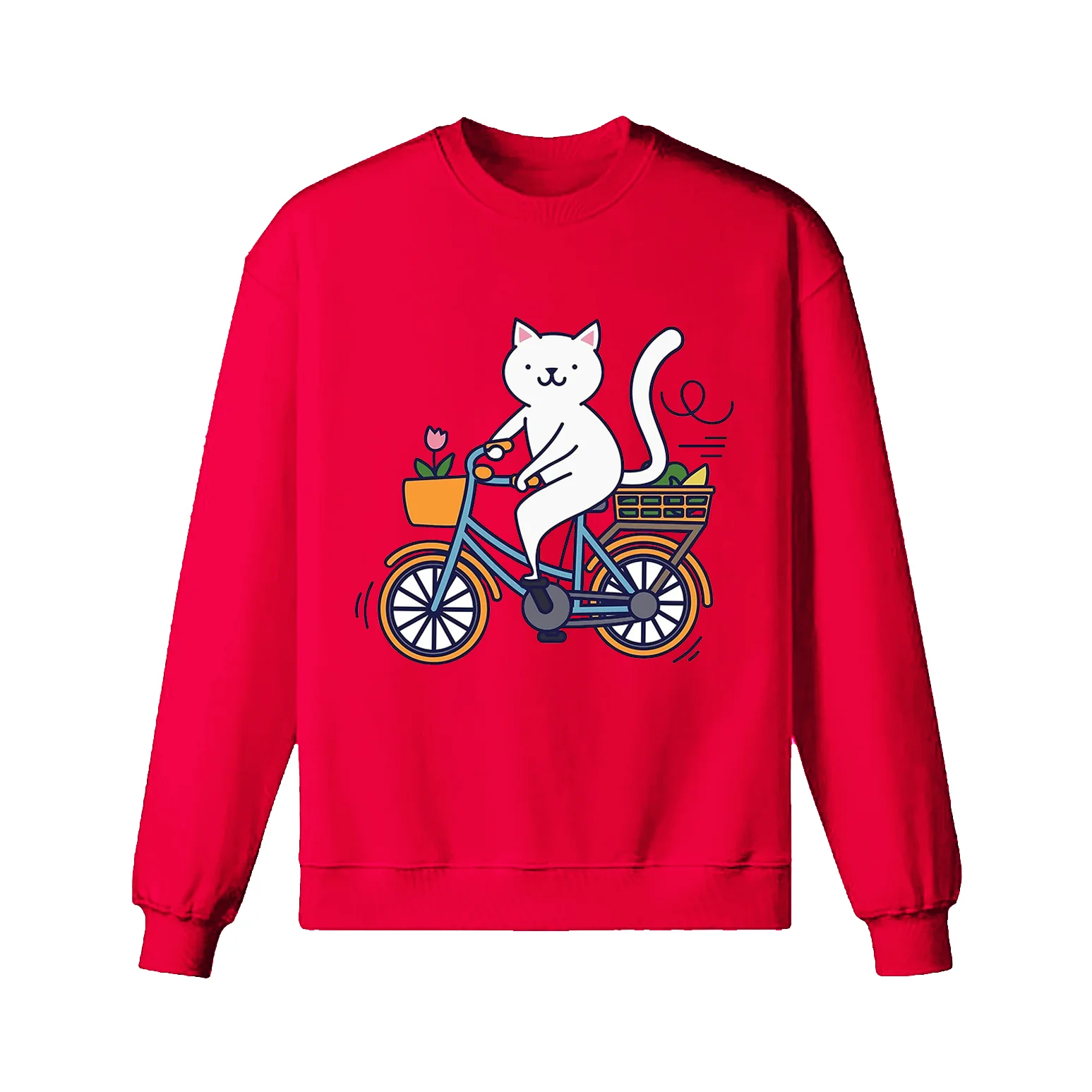 Go Green Ride A Bike Sweatshirt - Image 7