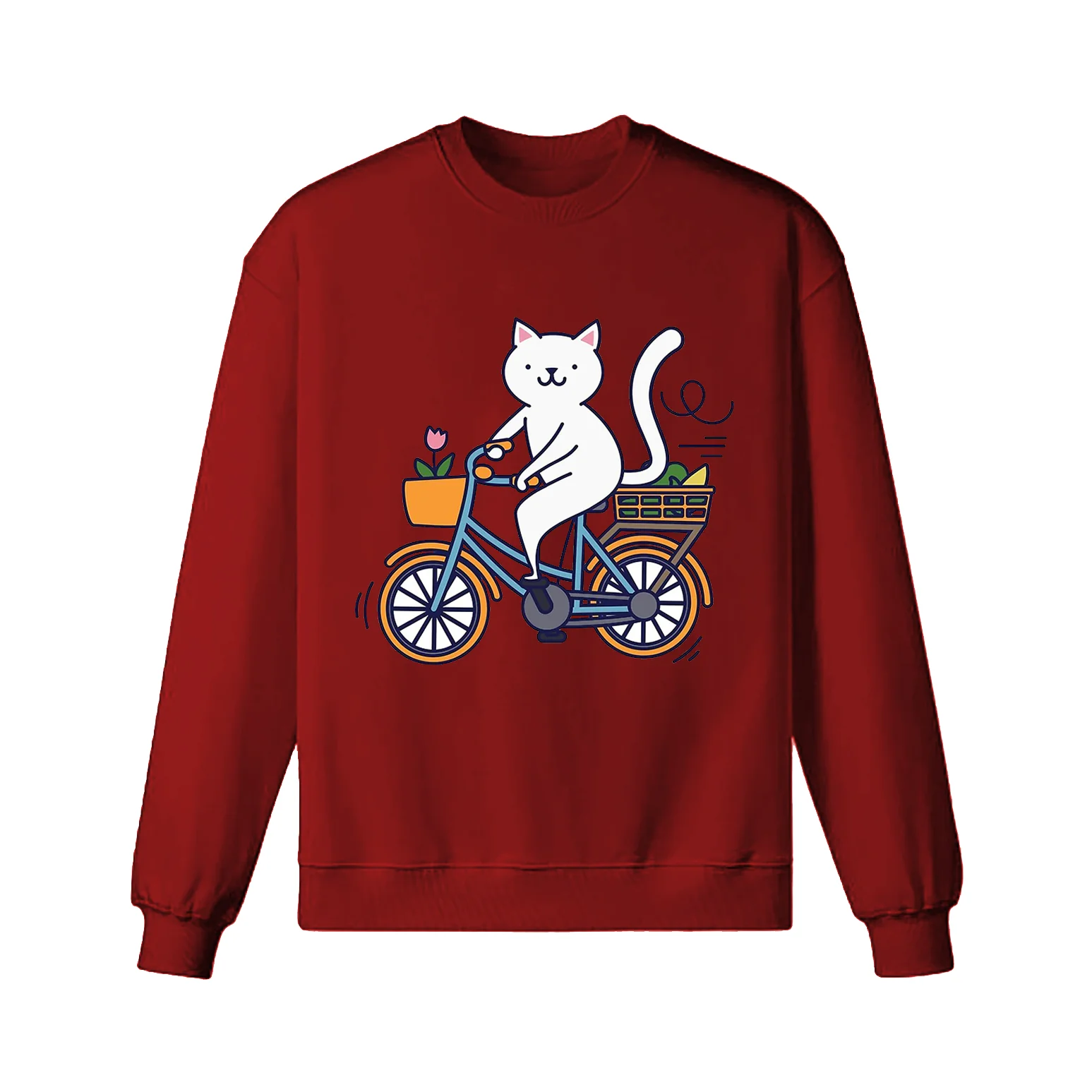 Go Green Ride A Bike Sweatshirt - Image 9