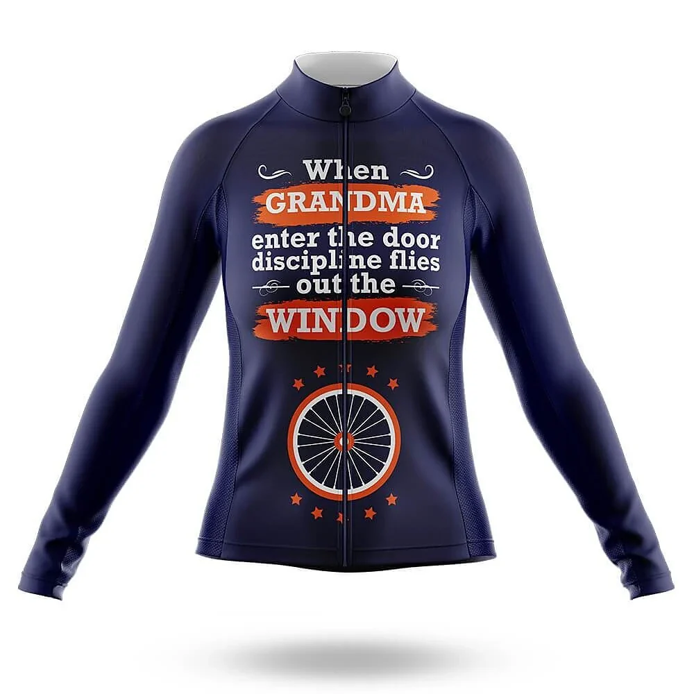 Grandma Women's Long Sleeve Cycling Kit - Image 3