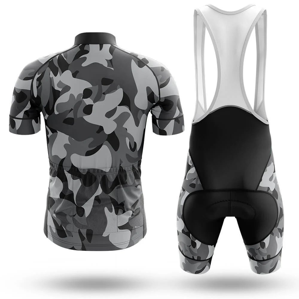 Gray Camo Men's Cycling Kit - Image 2