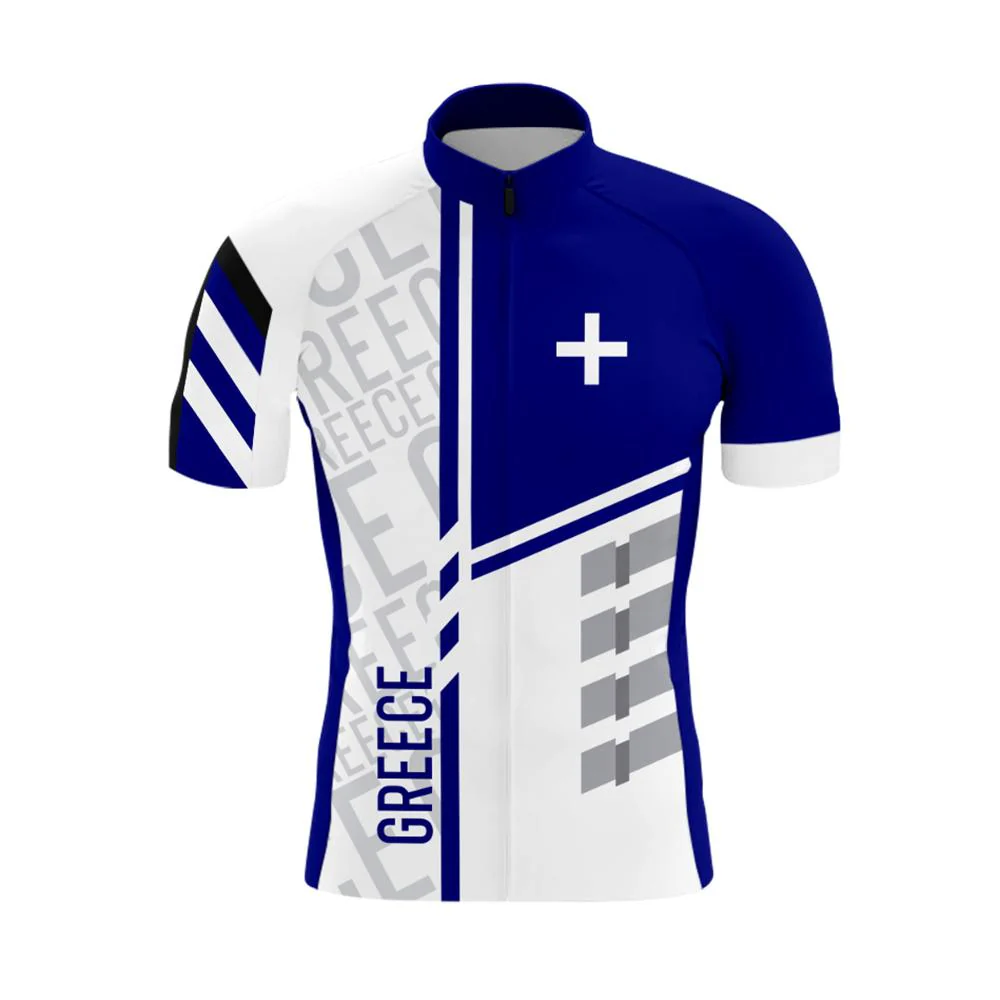 Greece Men's Short Sleeve Cycling Kit - Image 3