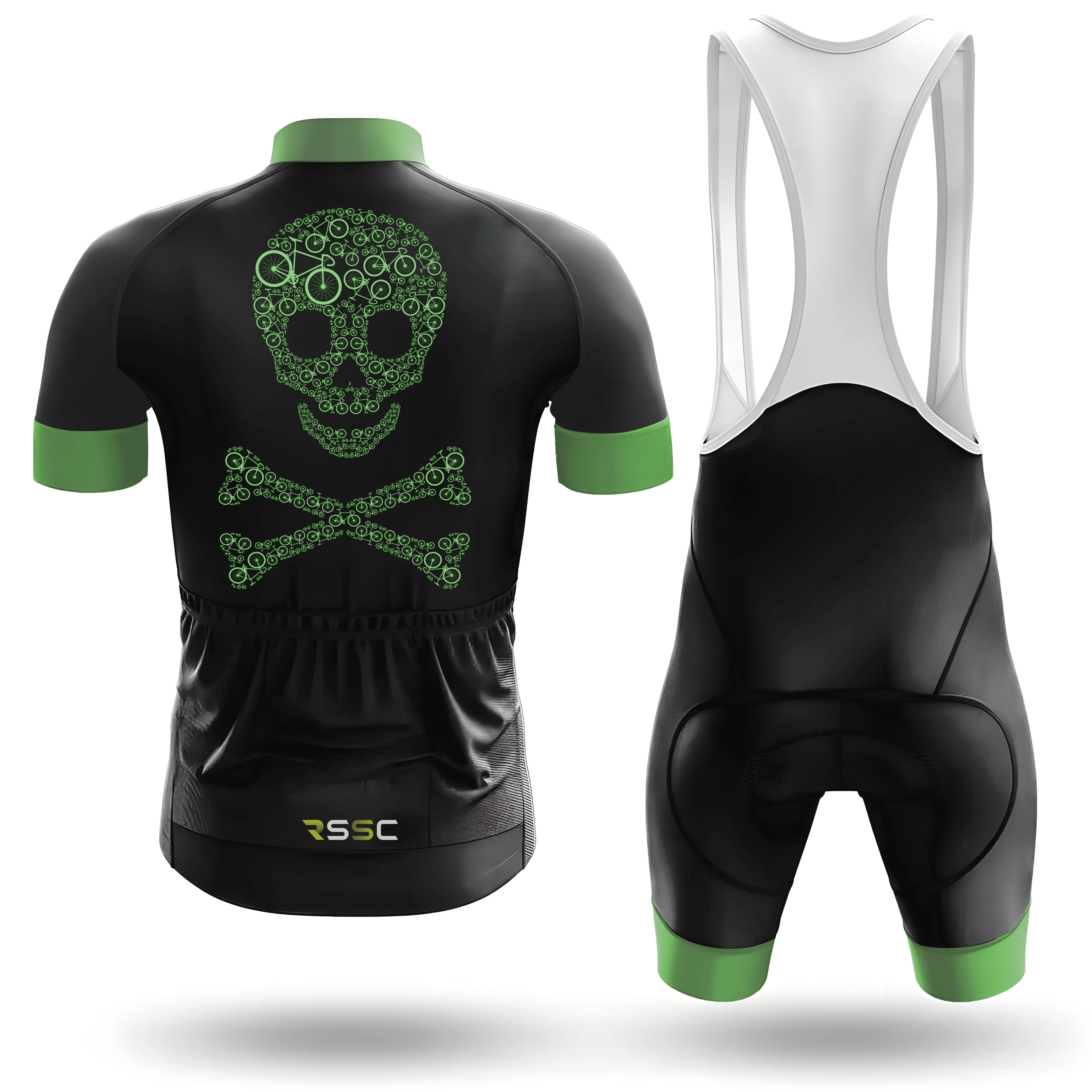 Grim Reaper Skull Art Men's Cycling Kit - Image 2
