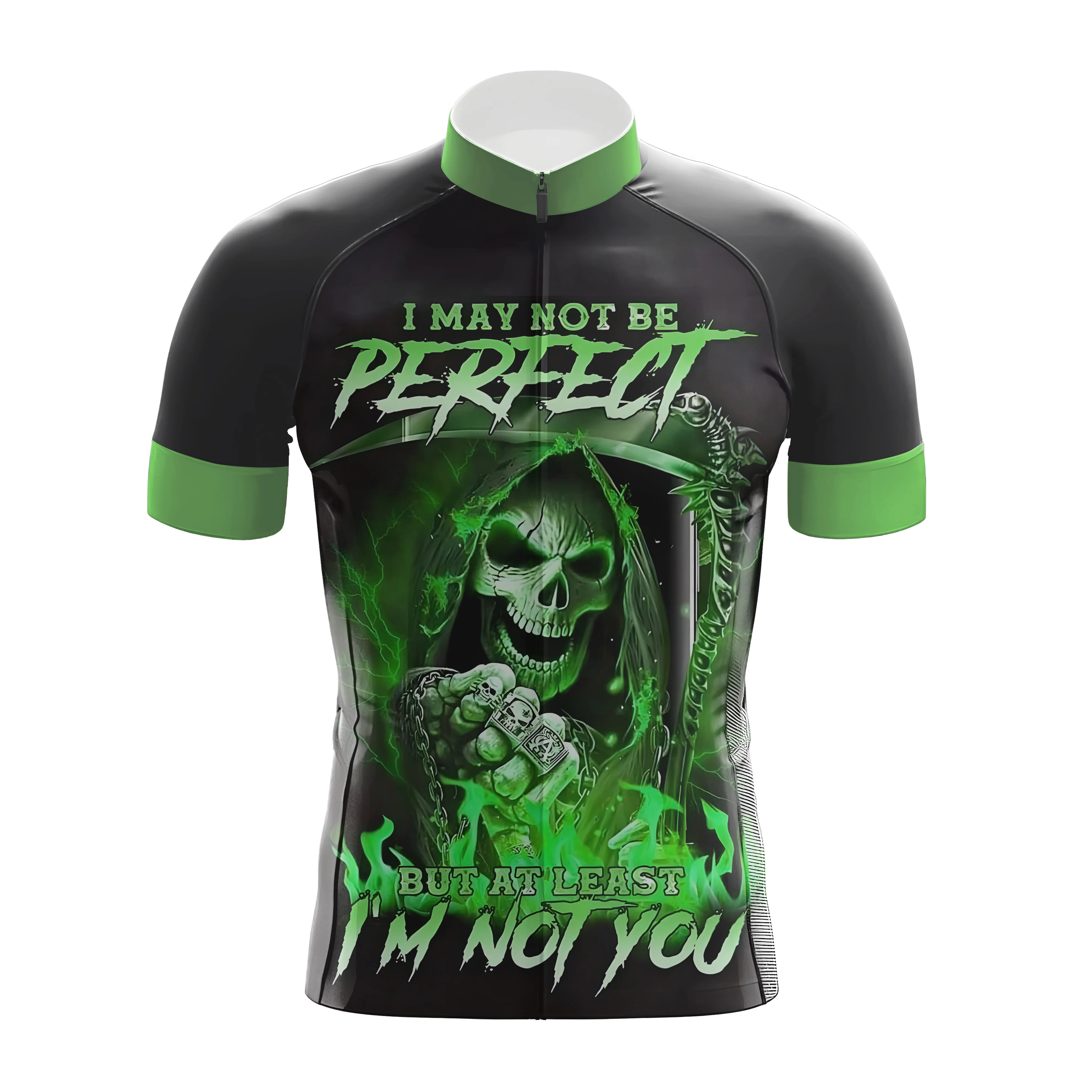 Grim Reaper Skull Art Men's Cycling Kit - Image 3