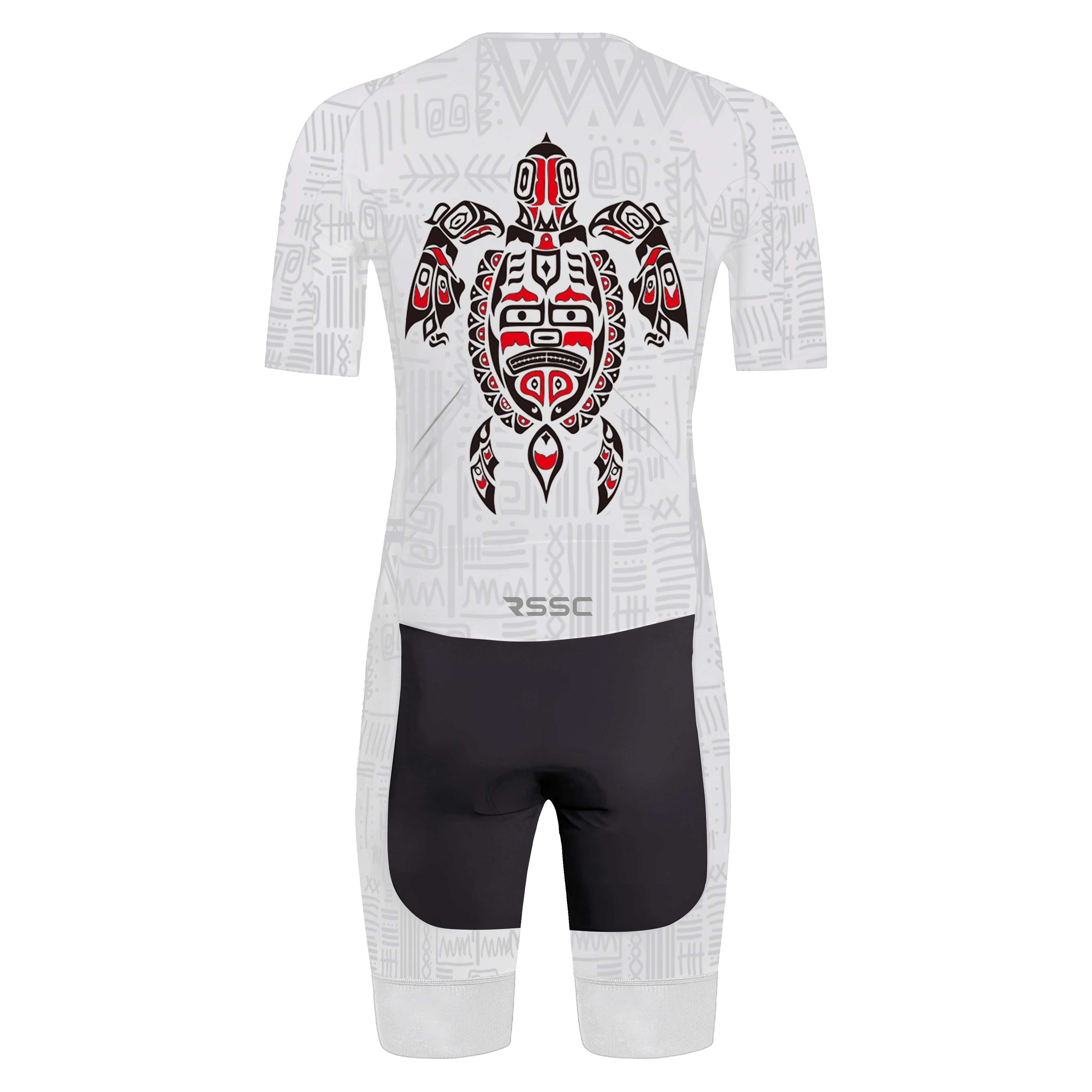 Haida Native Turtle Men's Triathlon Suit - Image 2