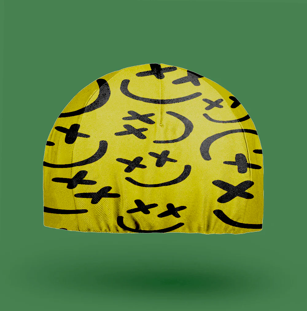 Happy Face Cycling Cap - Image 3