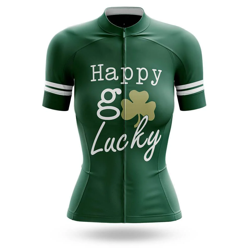 Happy Go Lucky Women's Short Sleeve Cycling Kit - Image 3