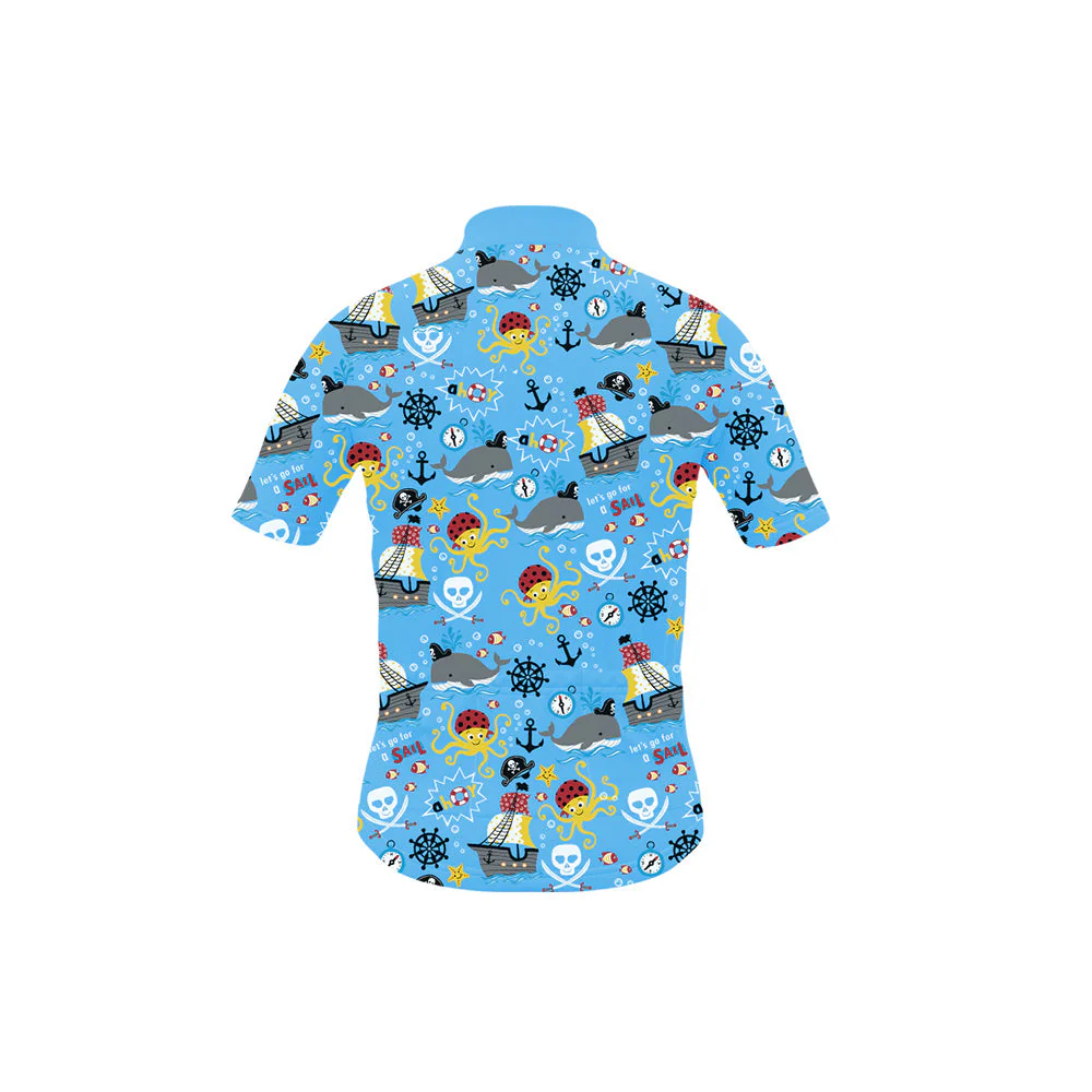 Happy Ocean Kid's Cycling Kit - Image 4
