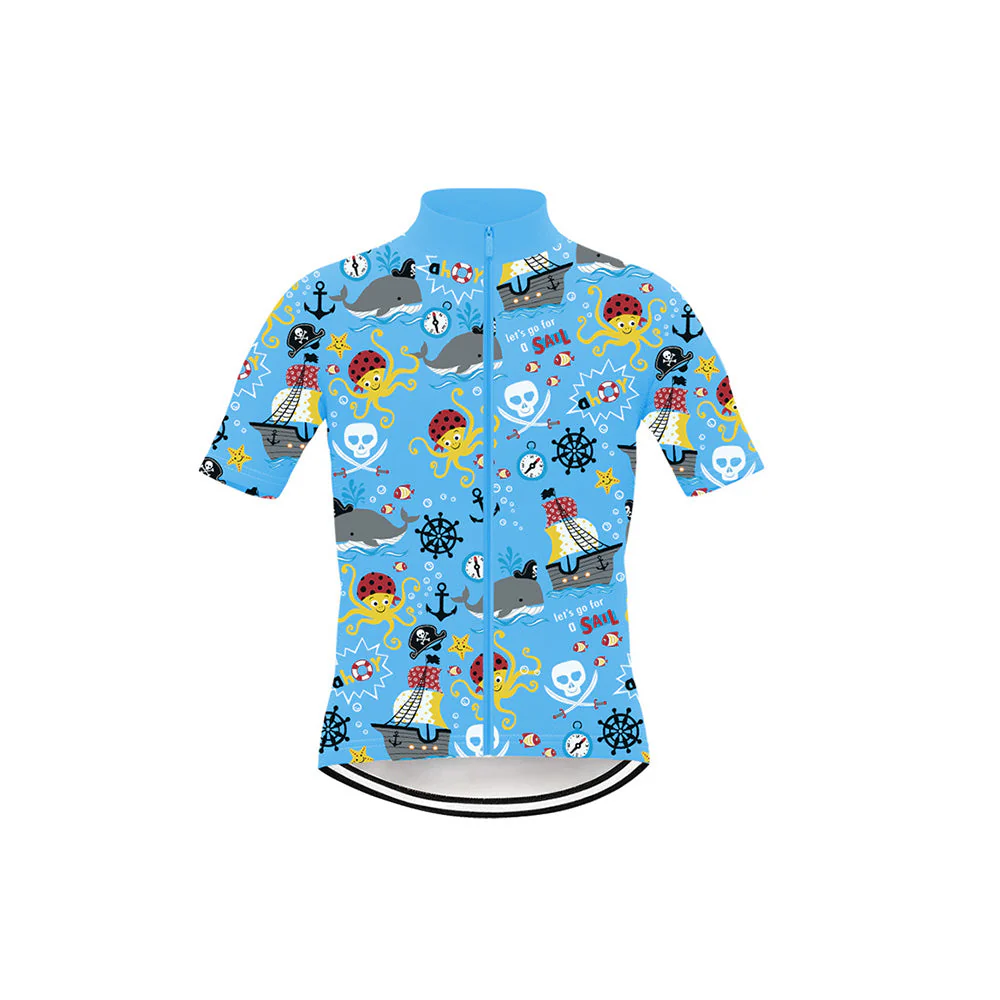 Happy Ocean Kid's Cycling Kit - Image 5