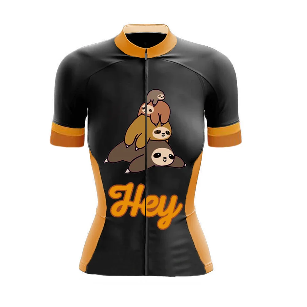 Hey Sloths Women's Short Sleeve Cycling Kit - Image 3