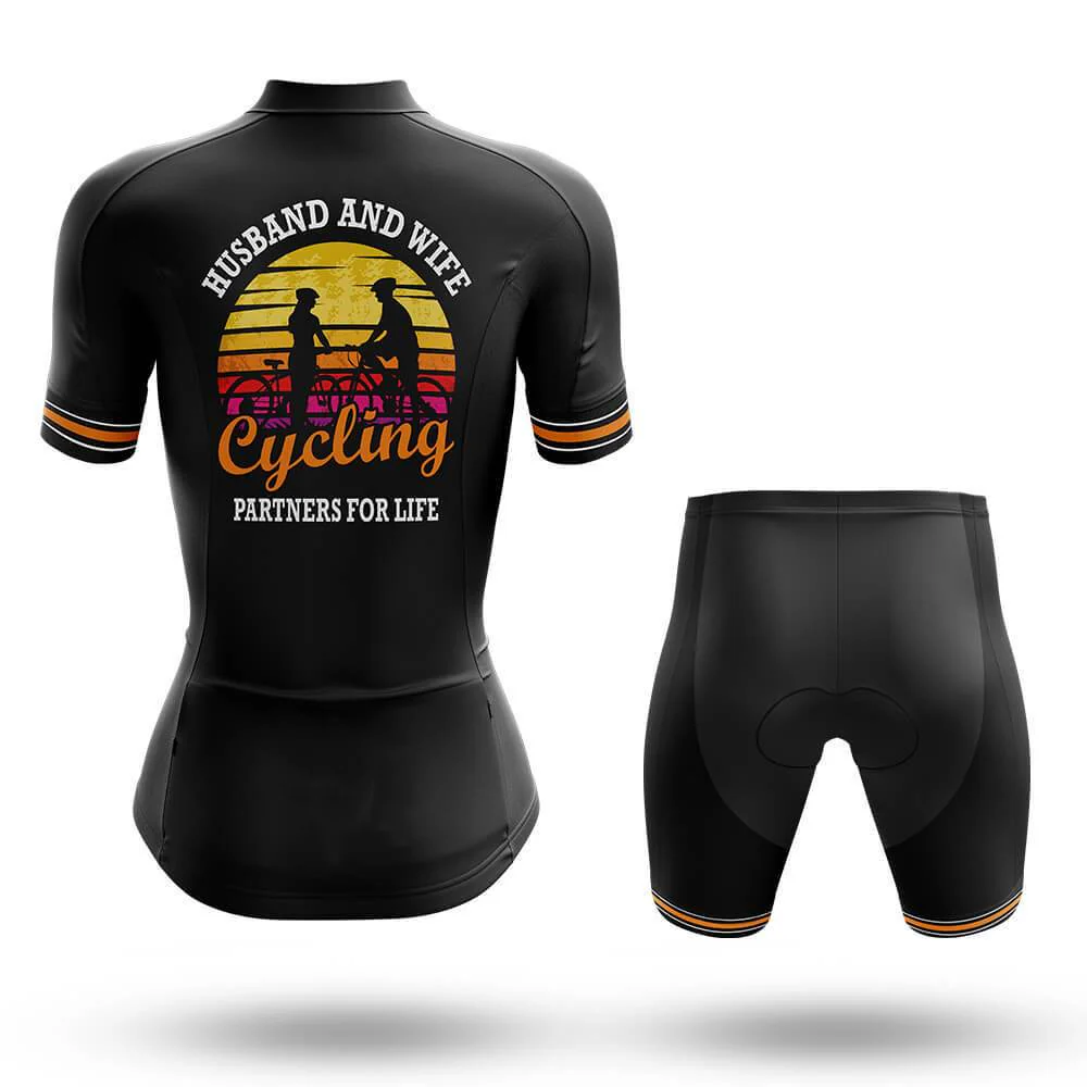 Husband And Wife Cycling Women's Short Sleeve Cycling Kit - Image 2