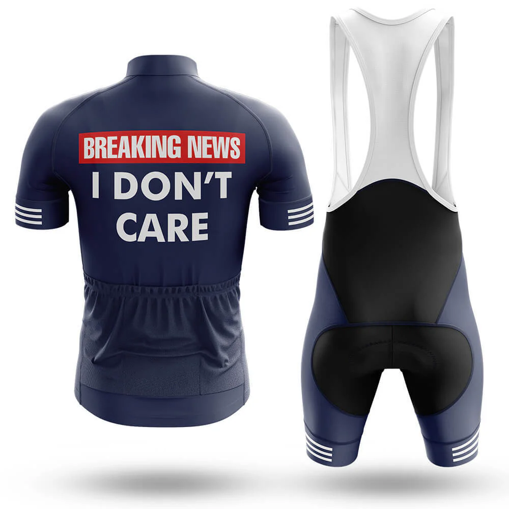 Breaking News: I Don't Care Men's Cycling Kit - Image 2