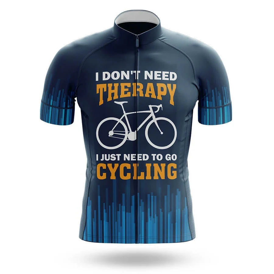 I Don't Need Therapy I Just Need To Go Cycling Men's Short Sleeve Cycling Kit - Image 3