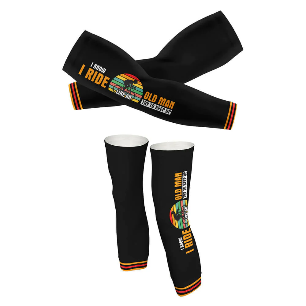 I Ride Like An Old Man Arm And Leg Sleeves - Image 5